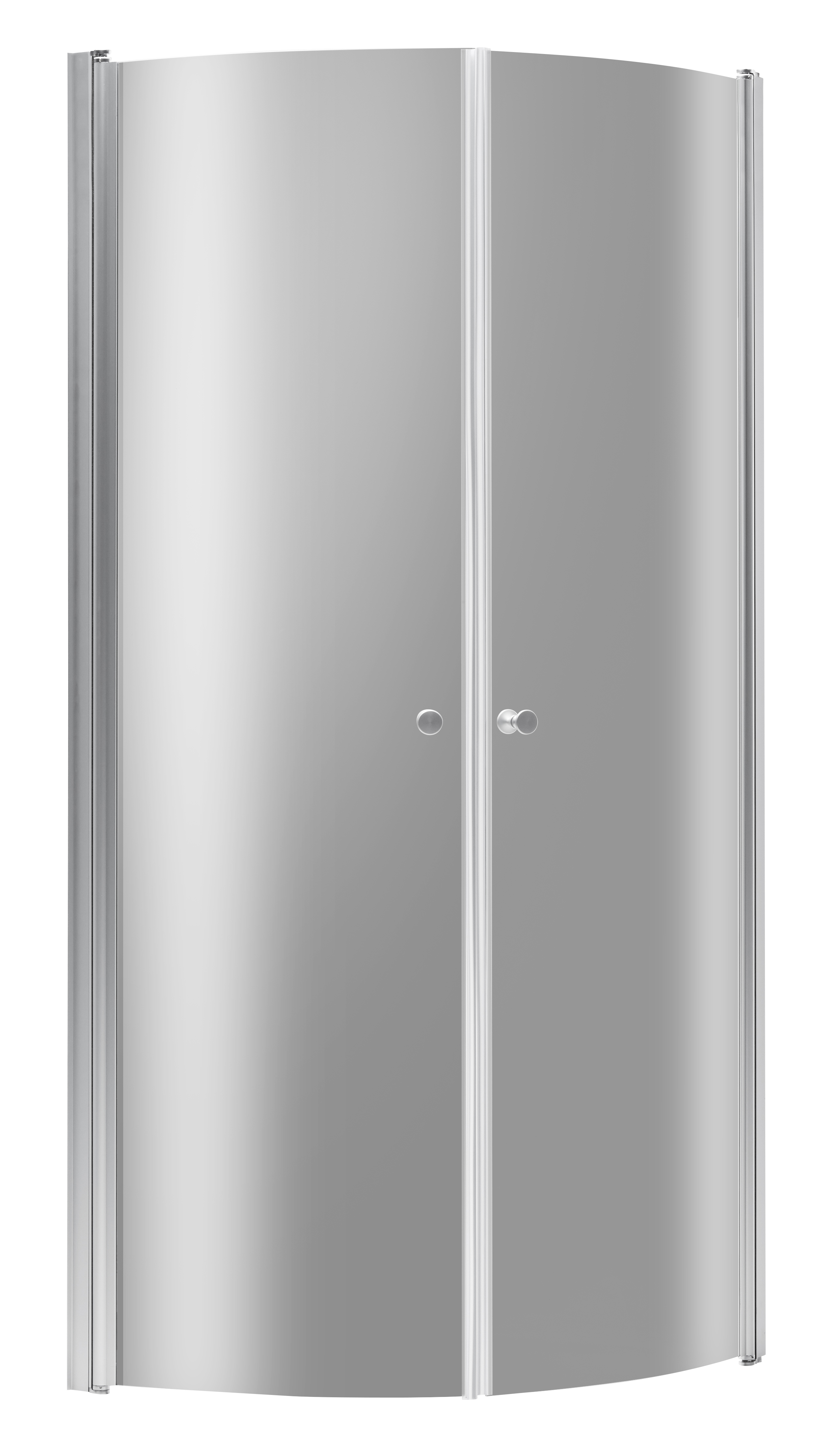 tammiholma Böjd duschvägg 70x190cm grå glas