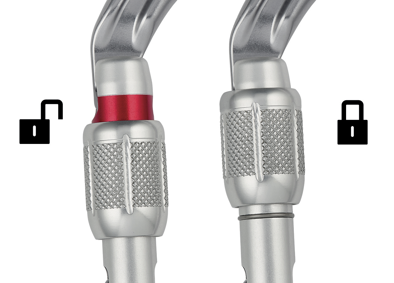 petzl Fall protection acessory ok screwlock carabiner alu
