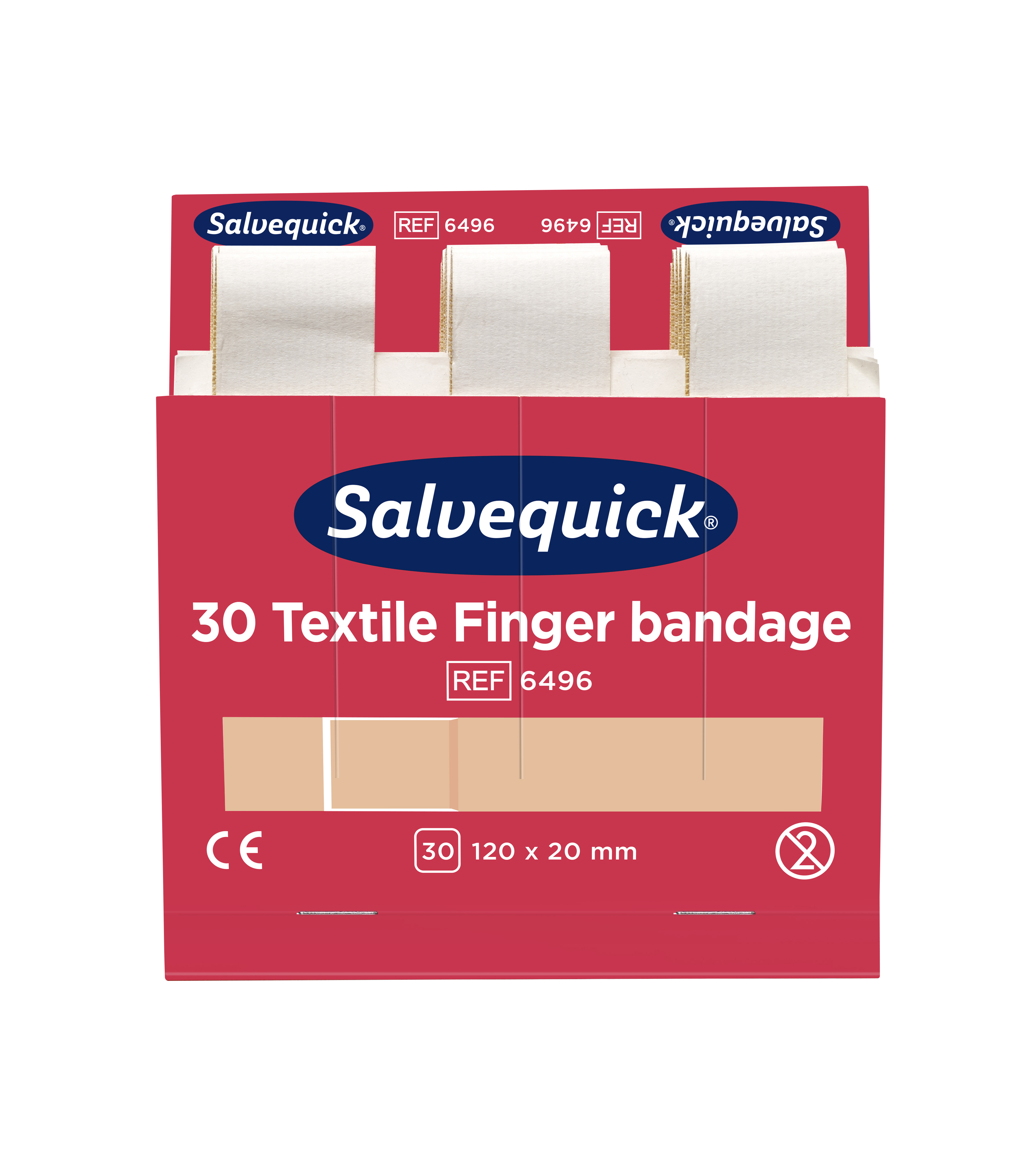 salvequick Kangaslaastari pitkä 6x30kpl/pak salvequick 6496