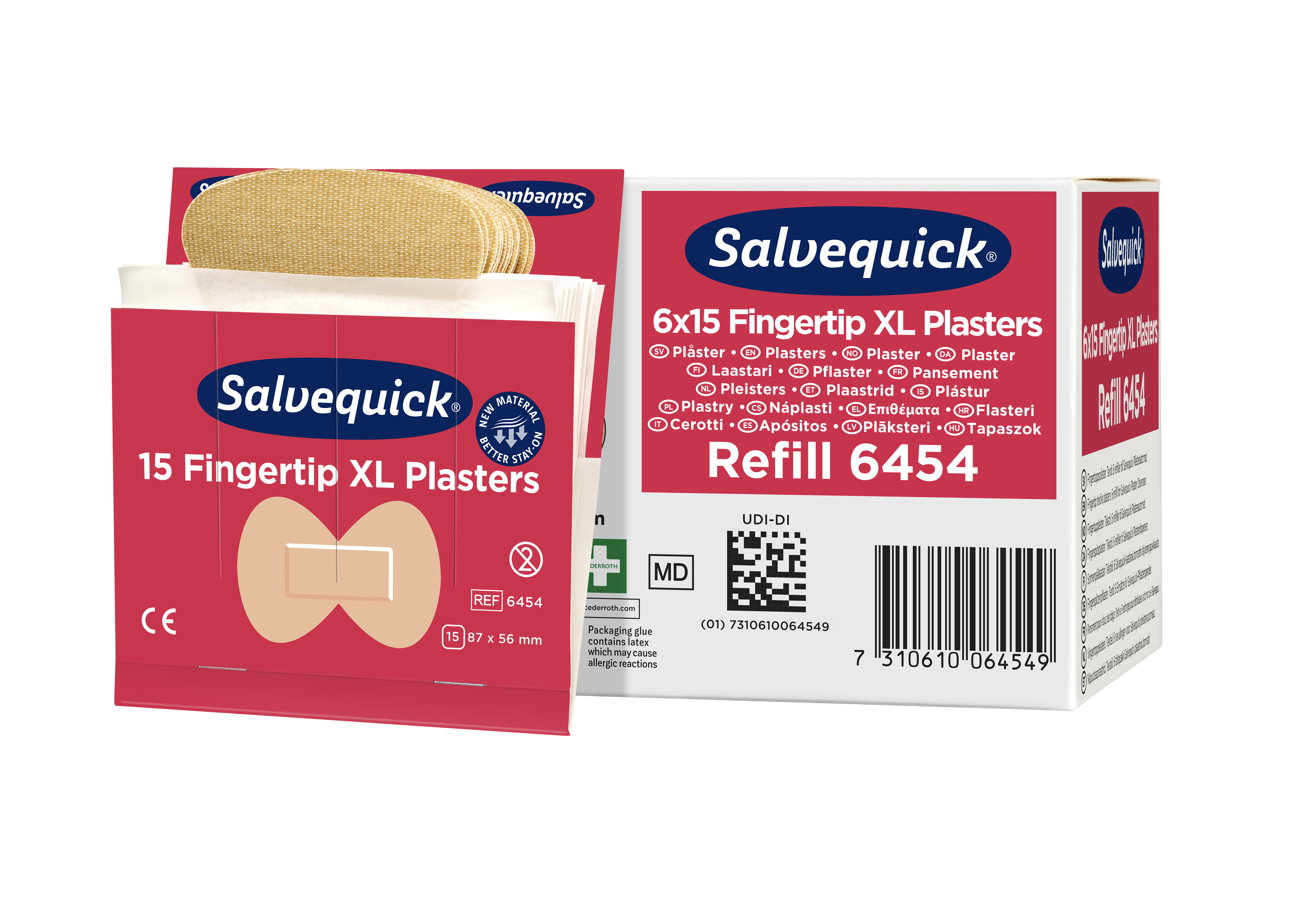 salvequick Sormenpäälaastari salvequick 6x15kpl