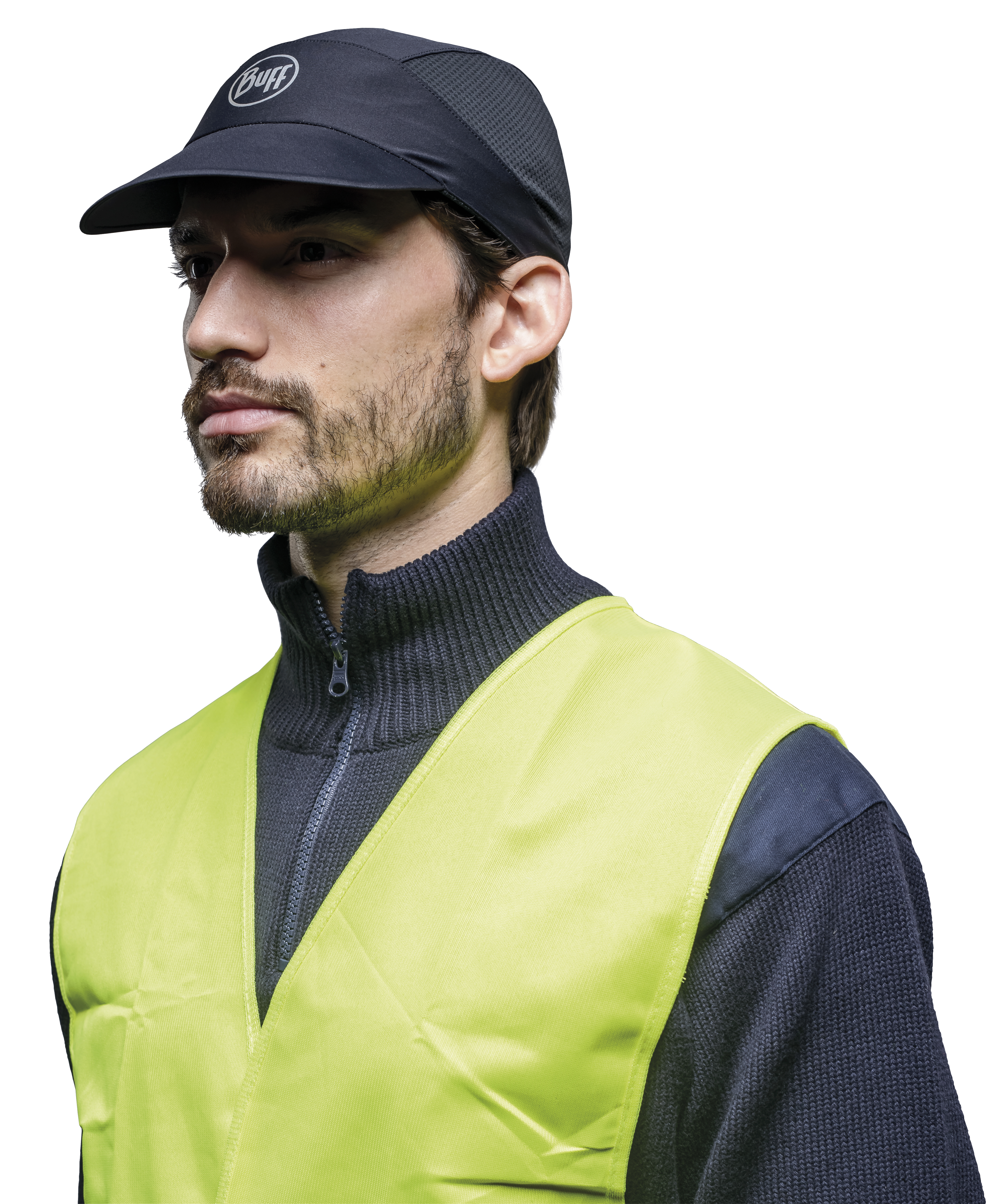 buff Työpäähine buff professional lippalakki pack cap musta