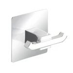 DOUBLE HOOK WENKO UNO QUADRO 6,5X6,5X3,5CM SS TURBO-LOC