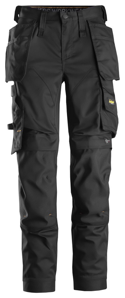 snickers workwear Aw stretch-byxor för dam svart size 80