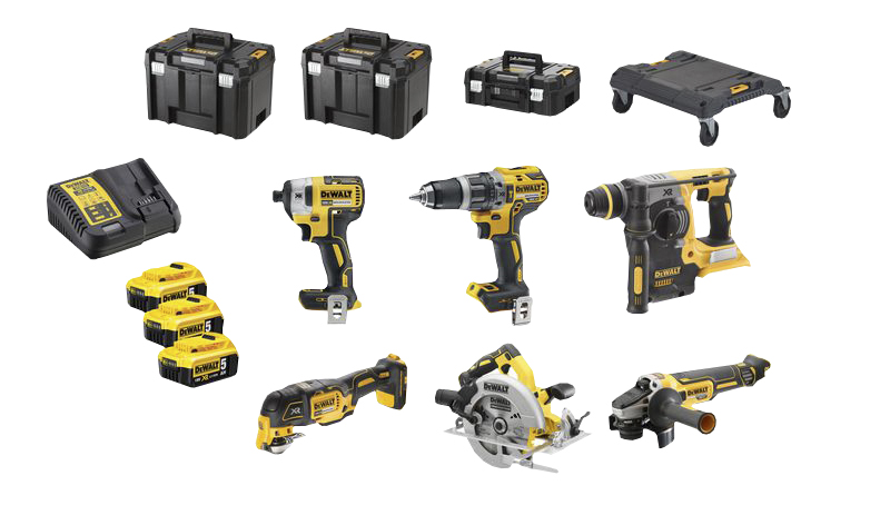 dewalt Battery power tool set dewalt dck685p3t 6 tools, 3 x 5ah