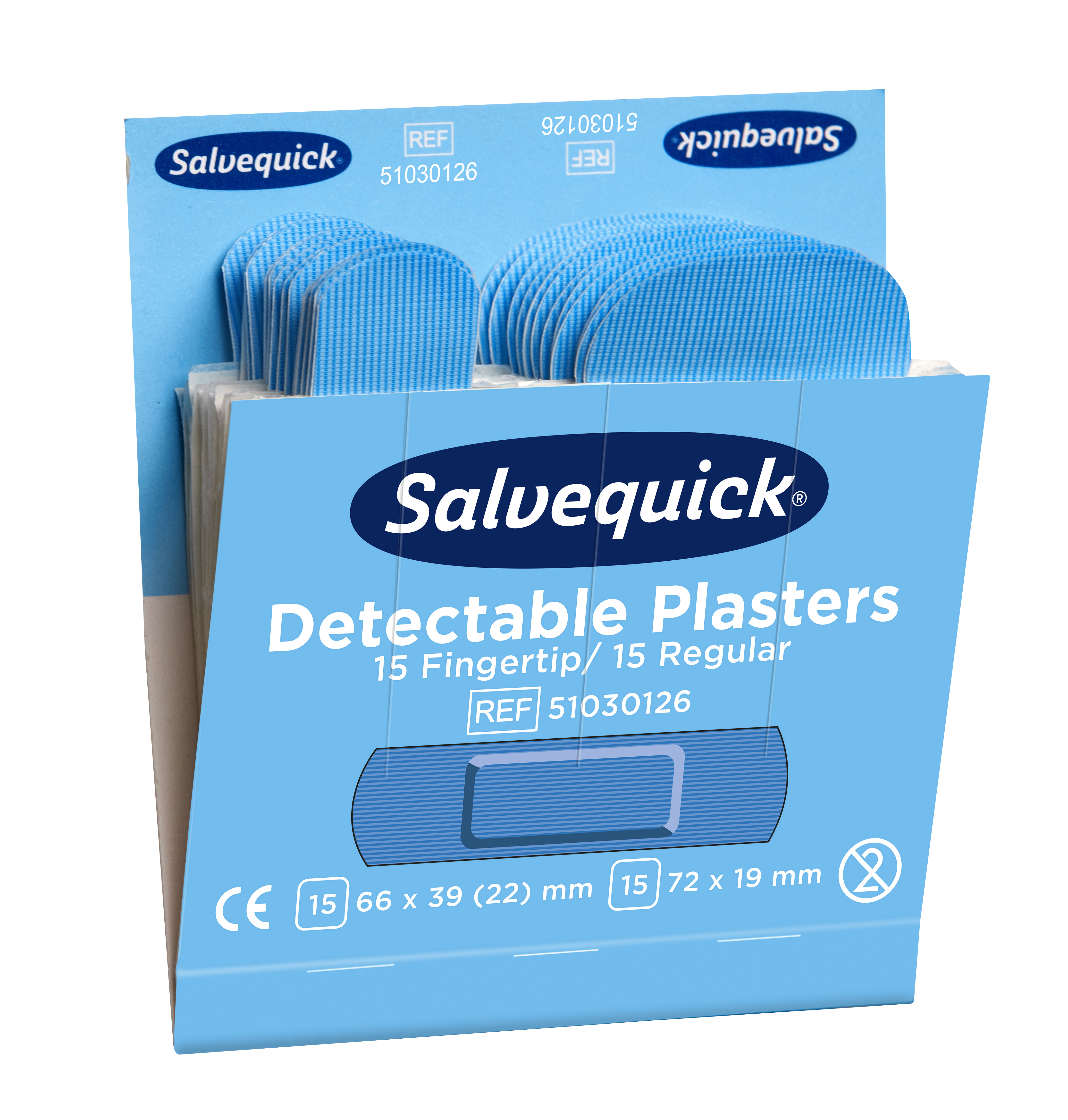 salvequick Muovilaastari salvequick sininen 51030126