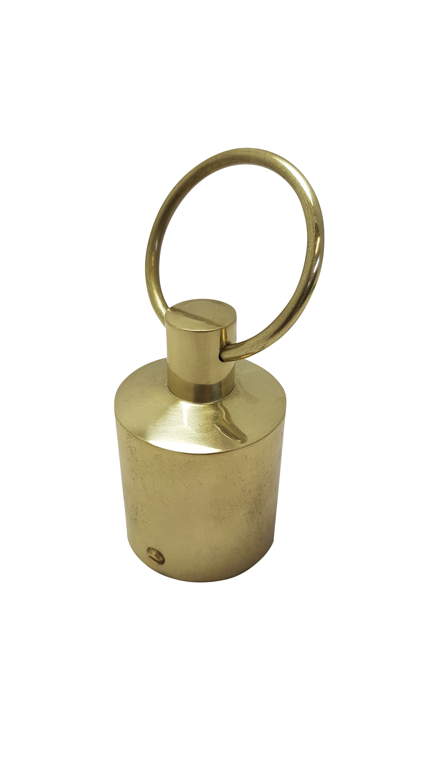 END FITTING 35MM WITH RING BRASS