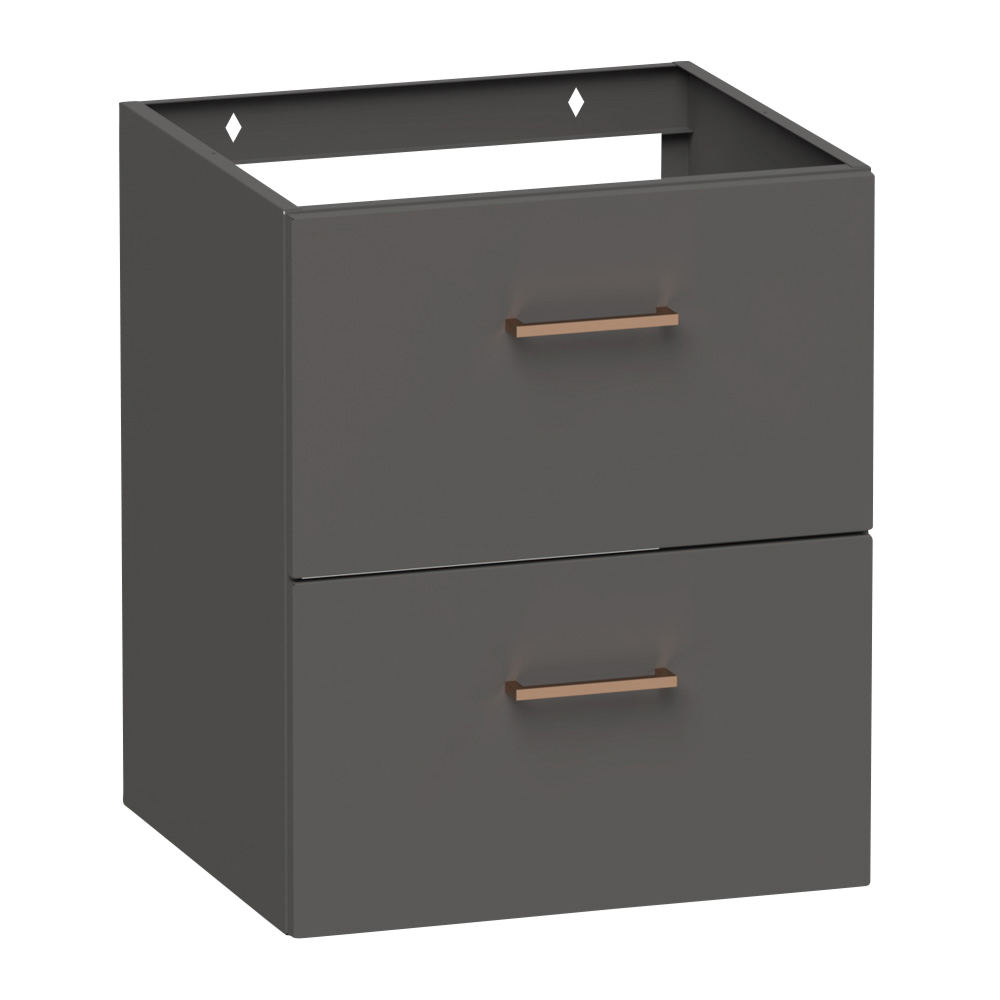 polaria Basin cabinet noval 500 grey wash basin cabinet