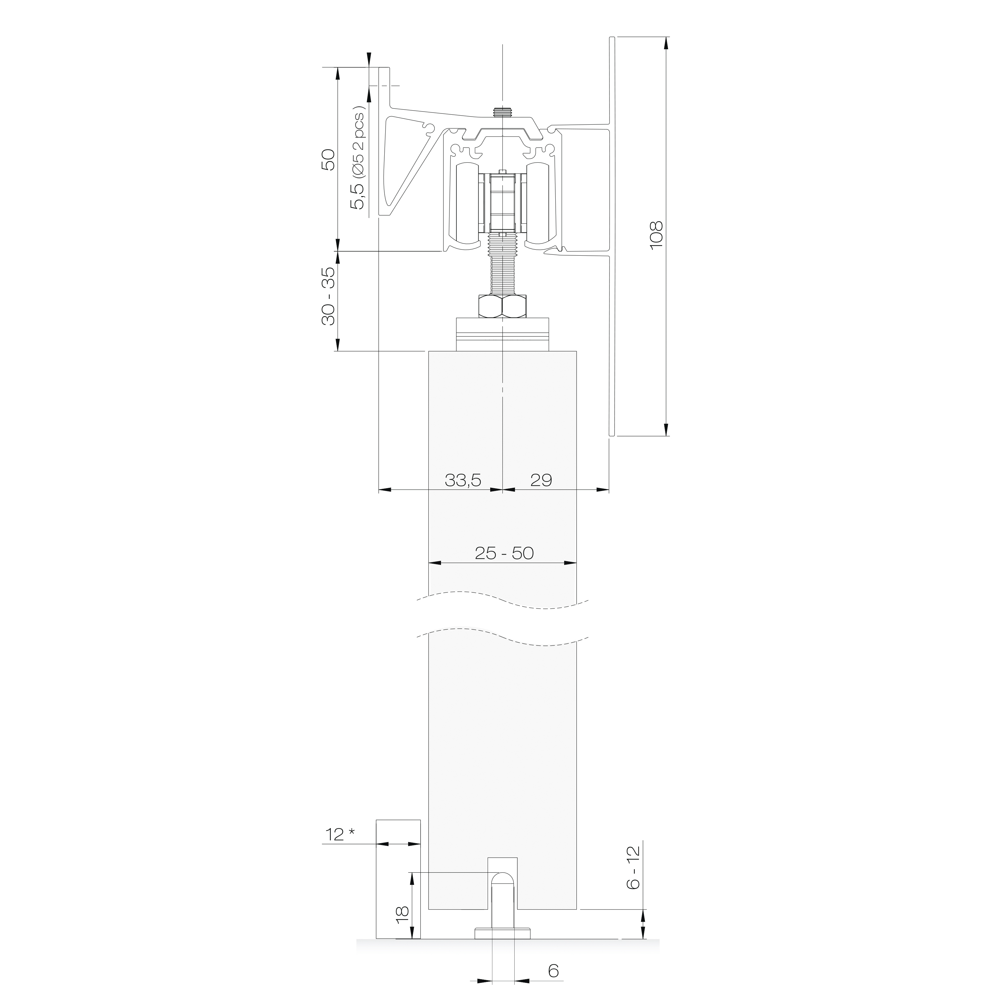 helaform Cover plate set helaform flow/3000/vit