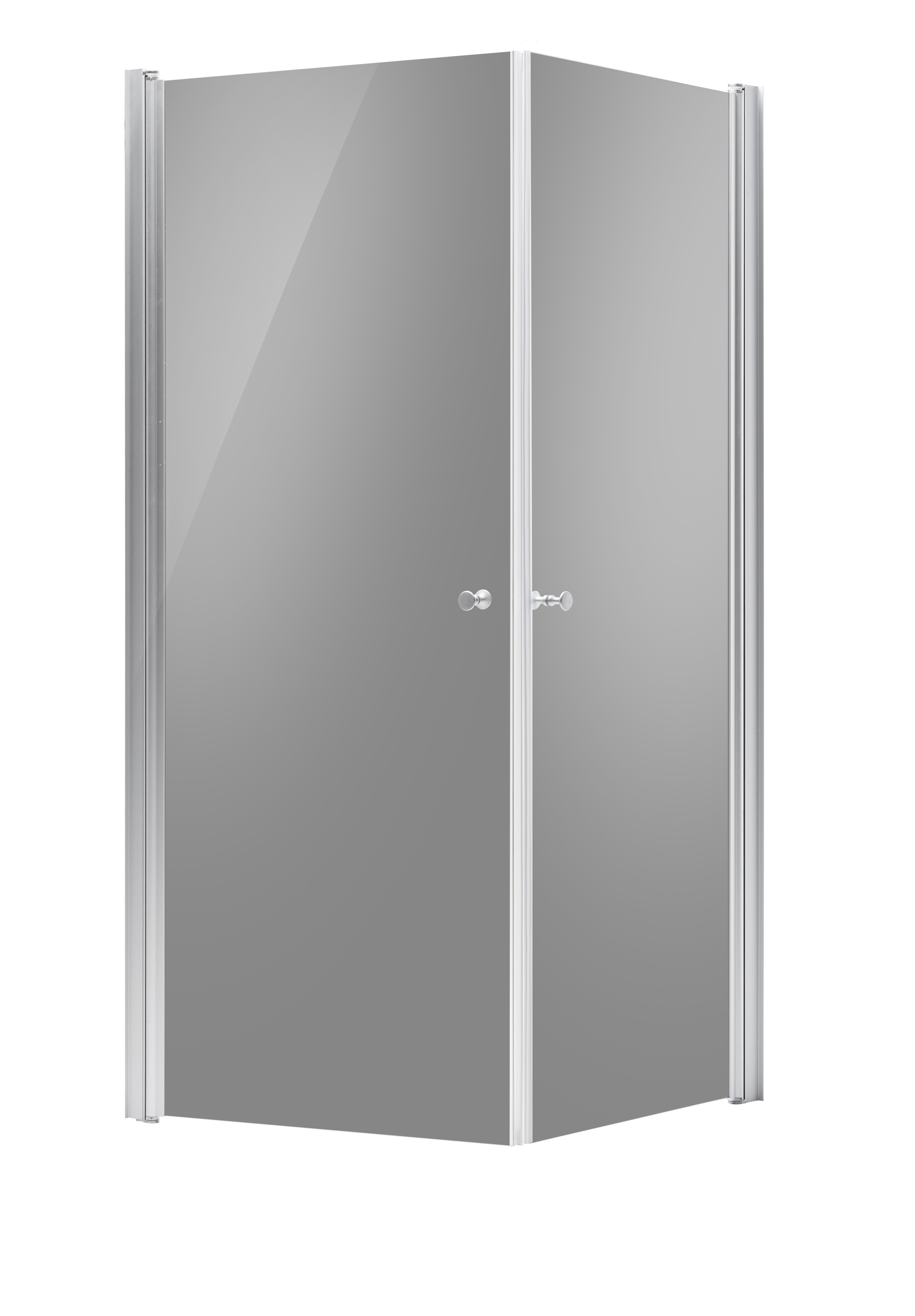 tammiholma Vändbar duschvägg tad 80x190cm grå glas