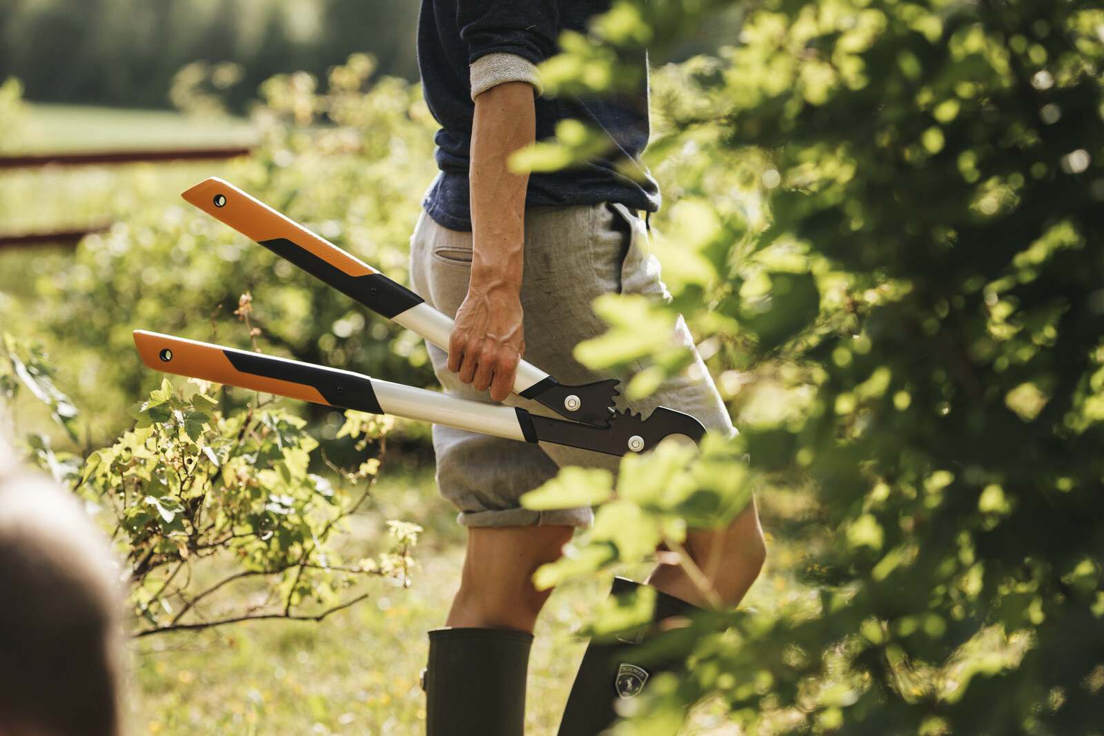 fiskars Sekatör fiskars powerg x med sidokär s