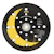 mirka Backing pad mirka 225mm 25h grip leros 8 screw