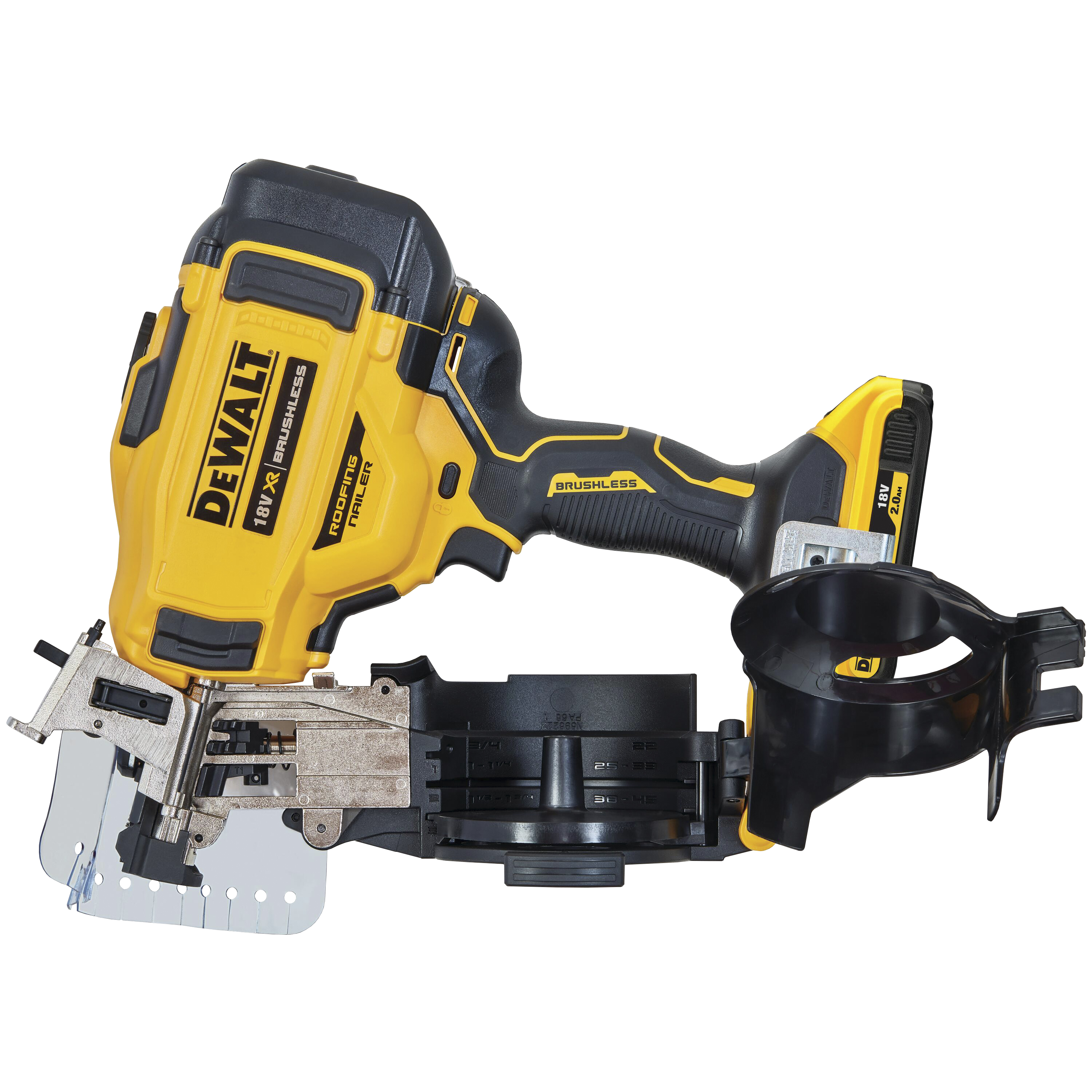 dewalt Roofing nailer dewalt dcn45rnd2 18v 2x2ah