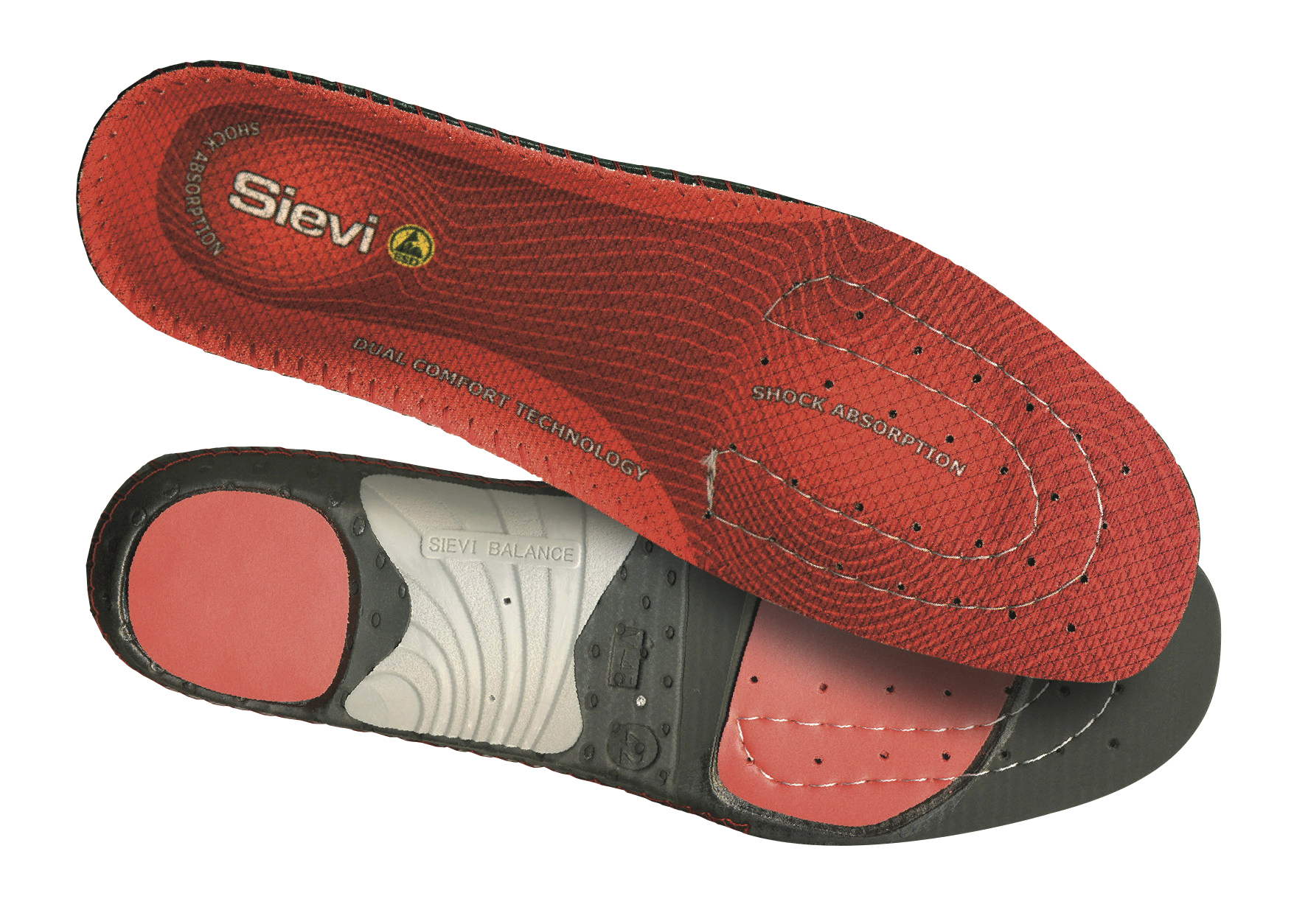 sievi Dual comfort plus neutral arch insole for neutral foot arch