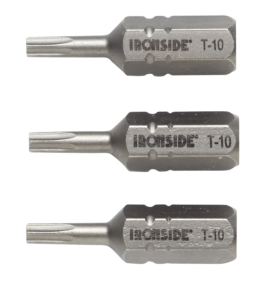 RUUVAUSKÄRKI IRONSIDE TORX10 1/4" 25MM 3KPL