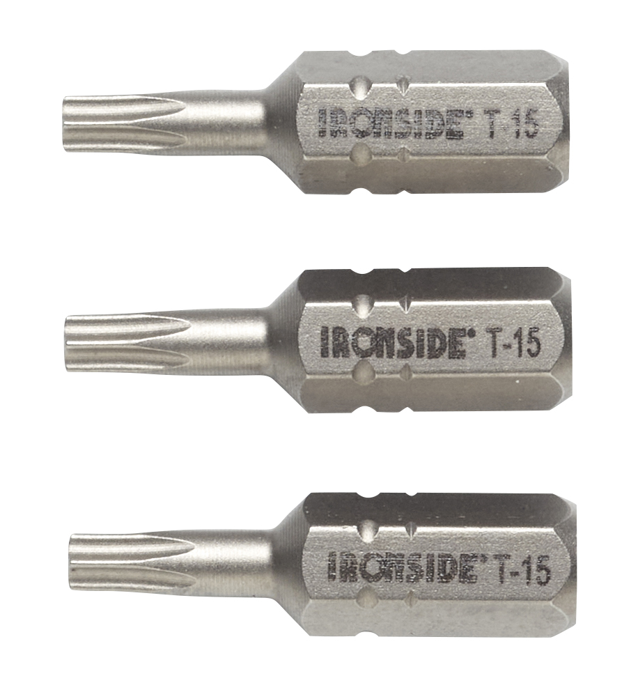 RUUVAUSKÄRKI IRONSIDE TORX15 1/4" 25MM 3KPL