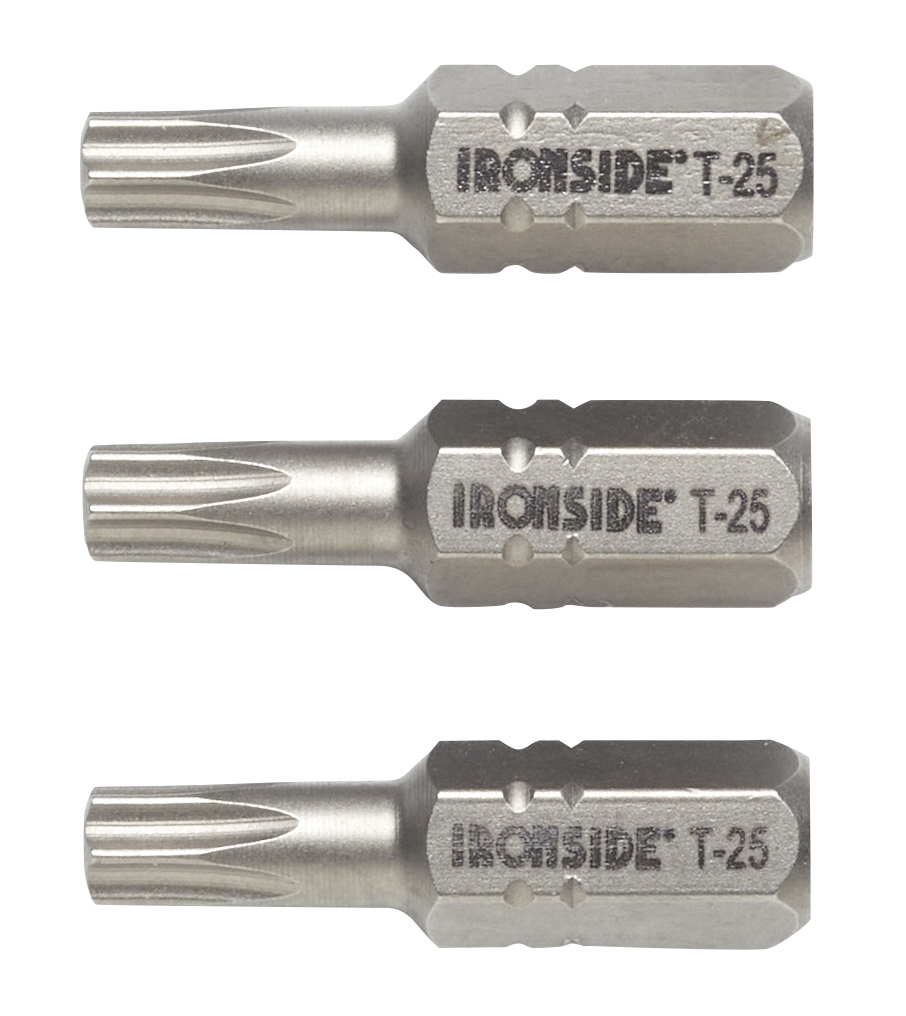 RUUVAUSKÄRKI IRONSIDE TORX25 1/4" 25MM 3KPL
