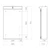 polaria Mirror cabinet lumena polaria 400 right