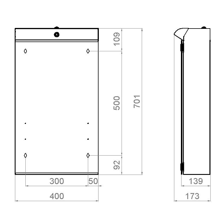 polaria Mirror cabin lumena polaria 400 left rcd