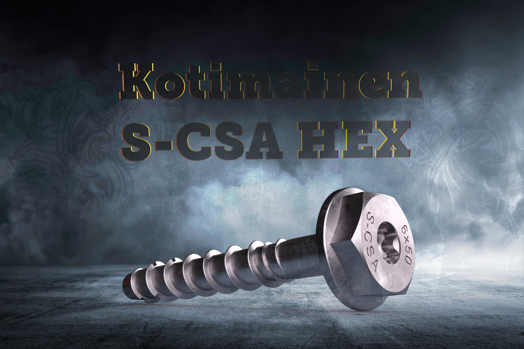 sormat Betoniruuvi s-csa sormat hex 6x50 sw13 100kpl