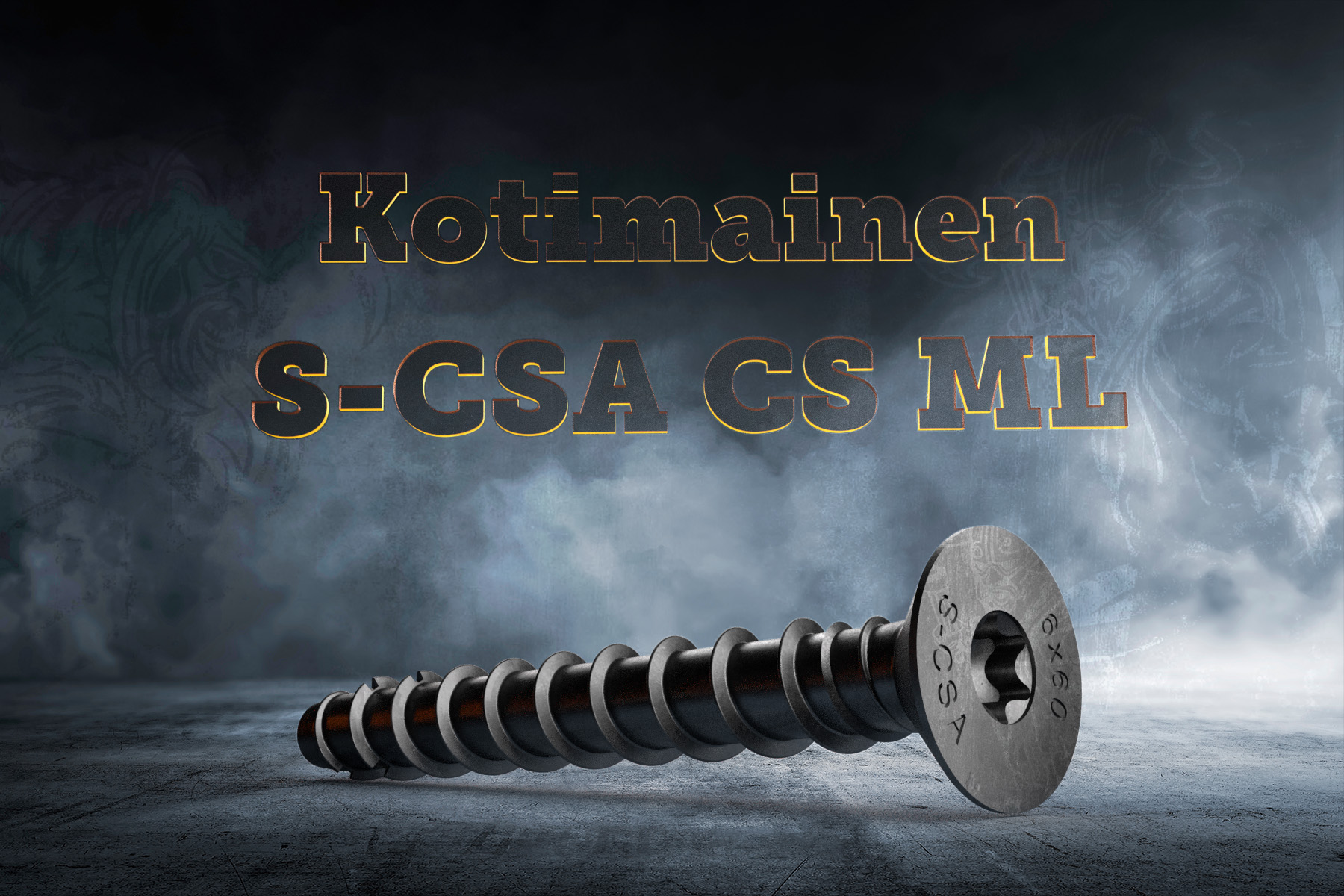 sormat Concrete screw cs 6x100 ml countersunk,multi-layer coated