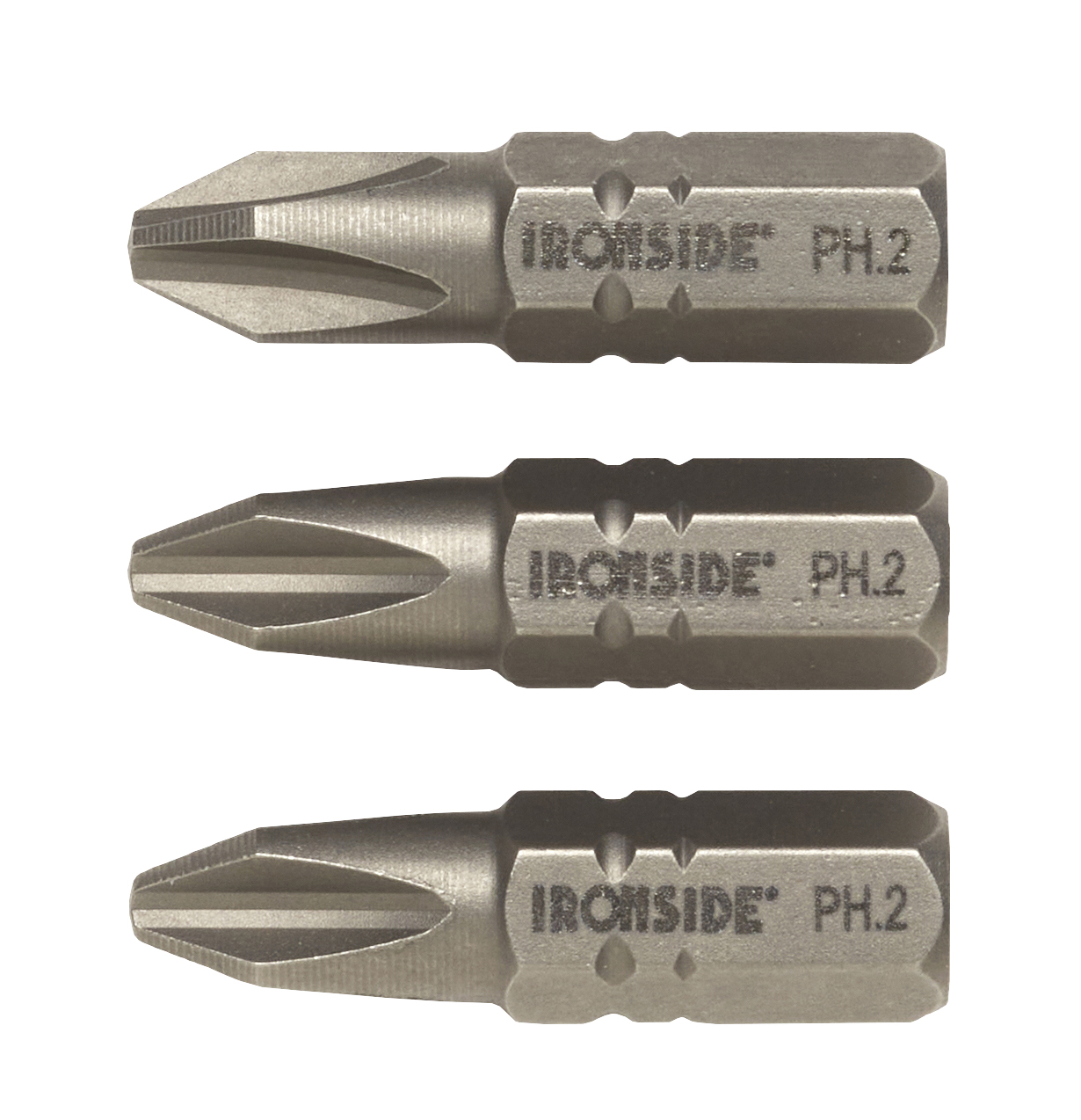 RUUVAUSKÄRKI IRONSIDE PH2 1/4" 25MM 3KPL