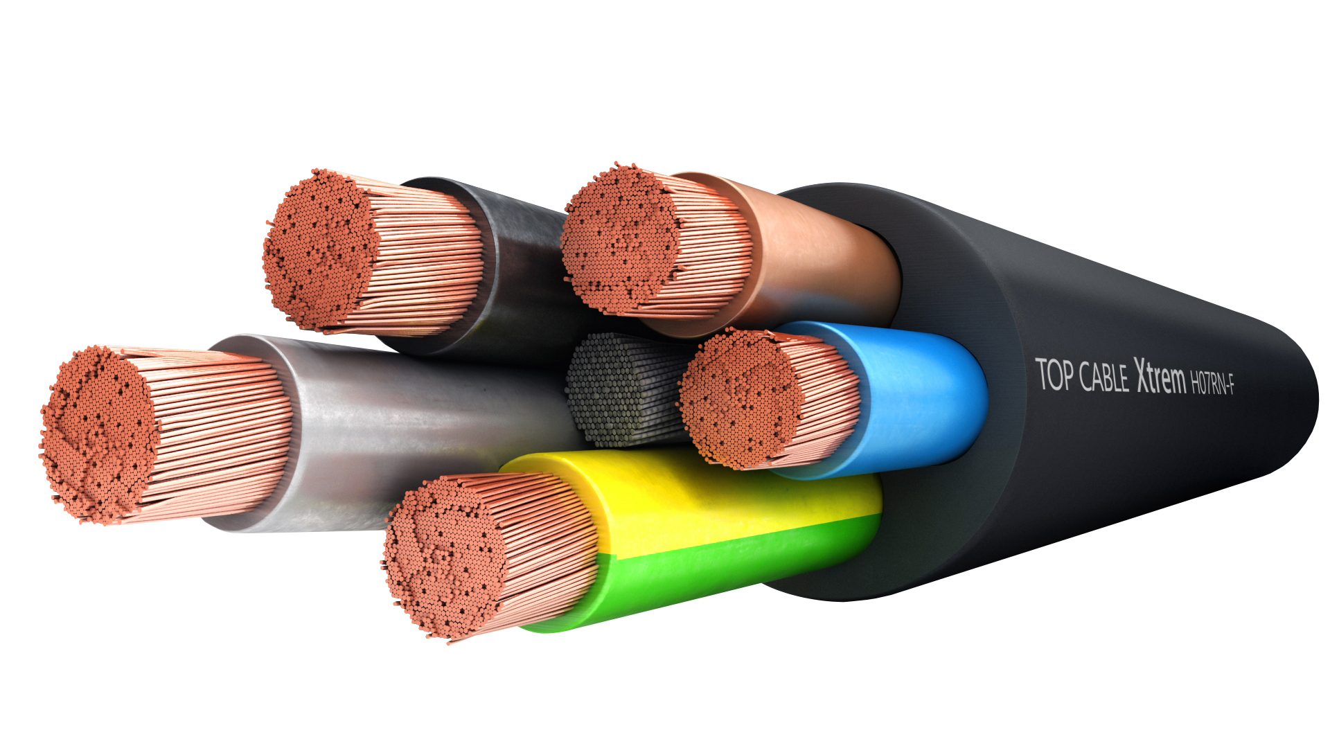 top cable Kumikaapeli xtrem h07rn-f 4x150 s k250 eca