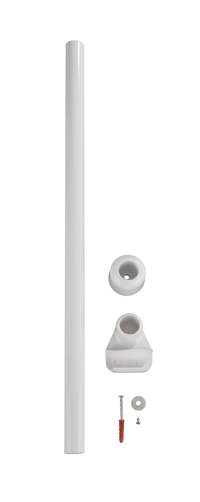 wenko Kattotuki suihkuverhotankoon 57cm valkoinen