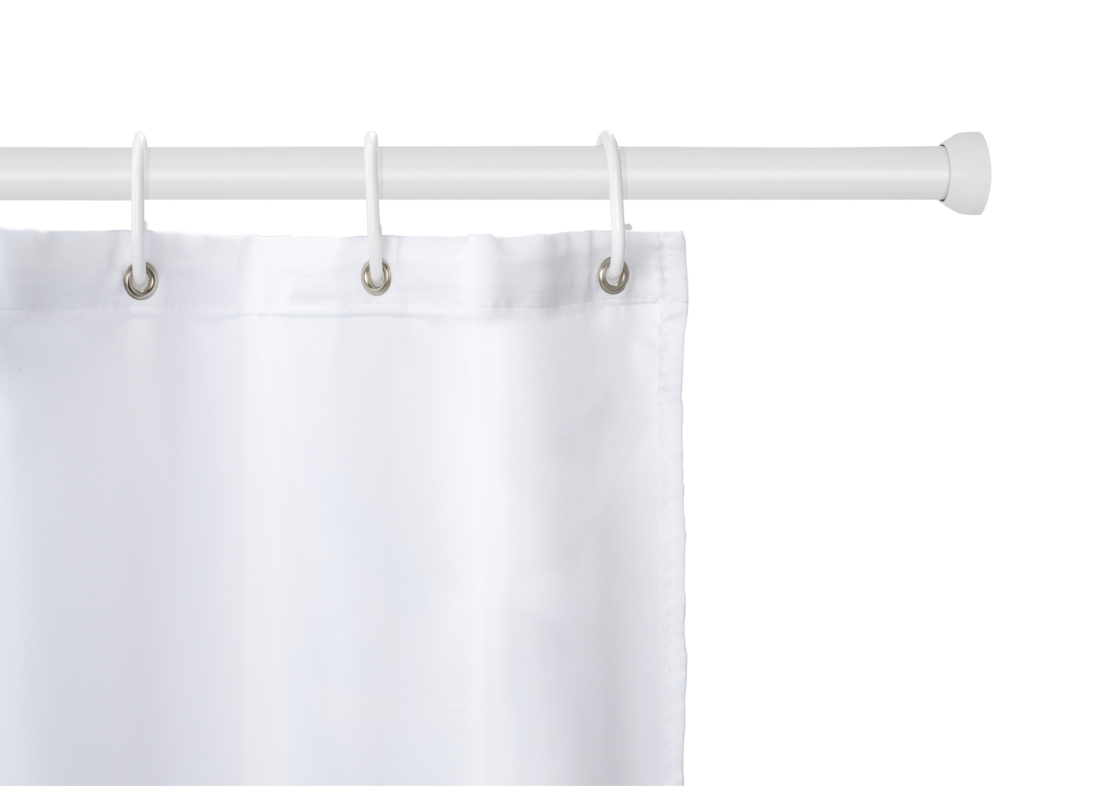 wenko Shower curtain rod wenko 70-115cm white