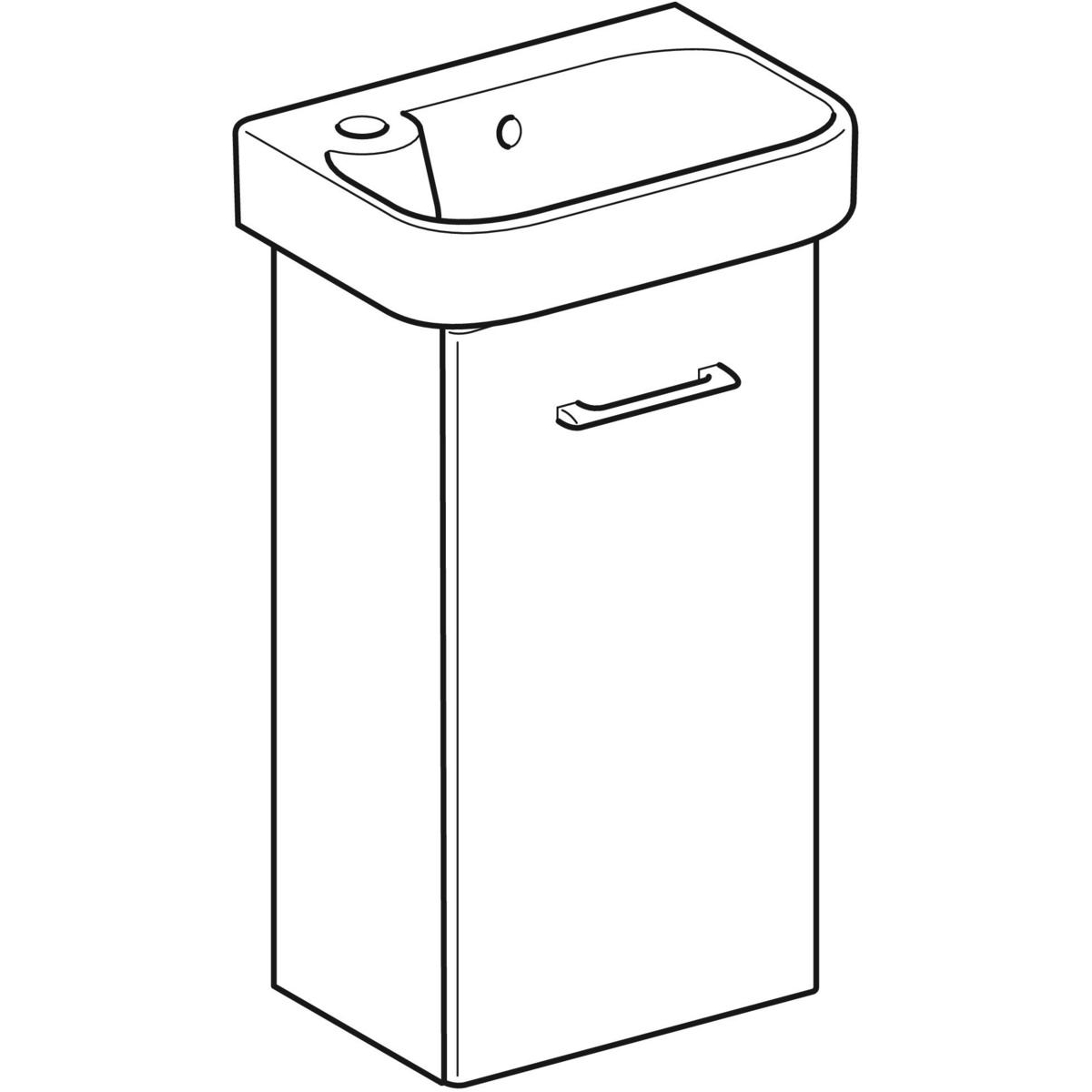 ido Möbelpaket ido glow square 400x280x695mm mörkbrun