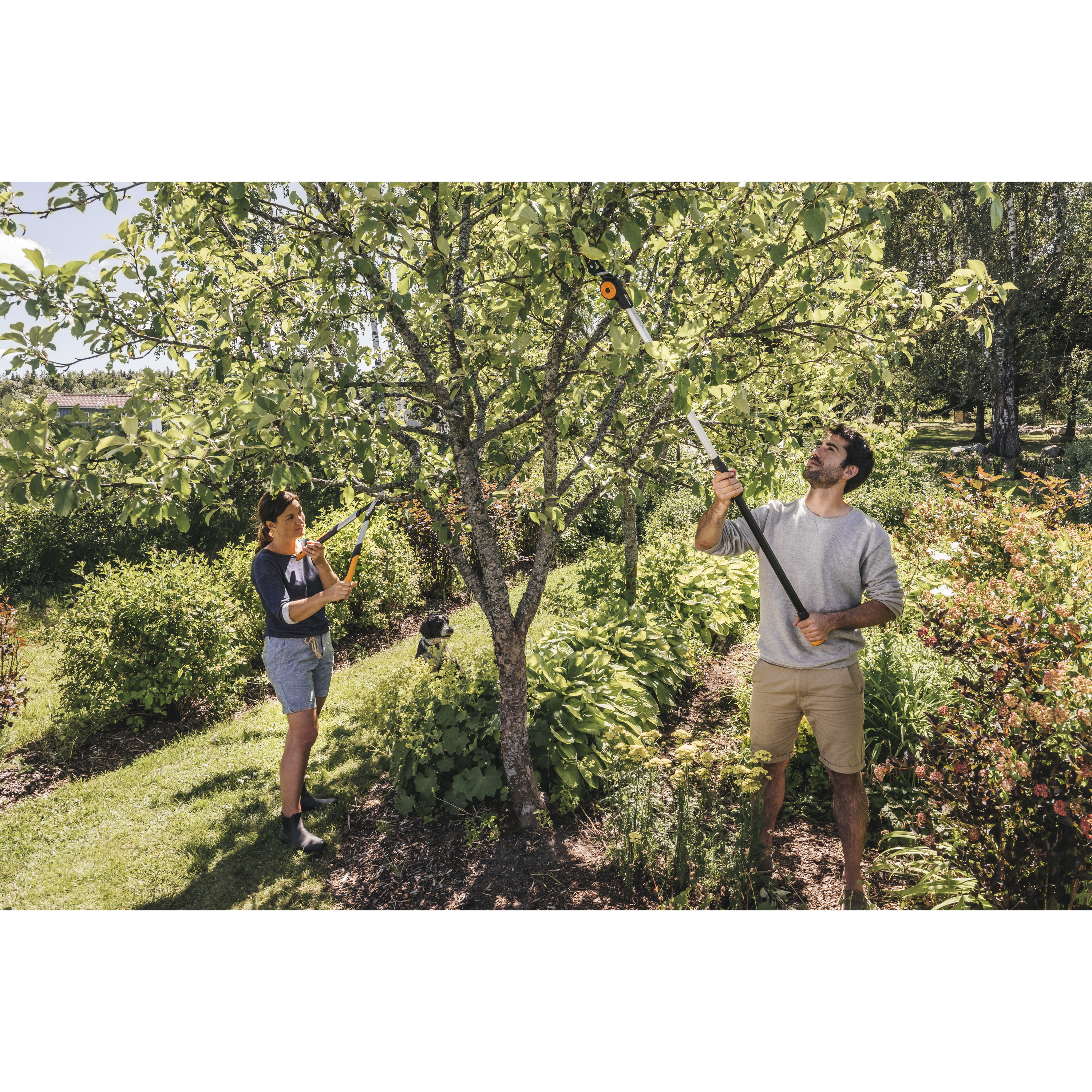fiskars Sekatör fiskars powerg x med sidokär s
