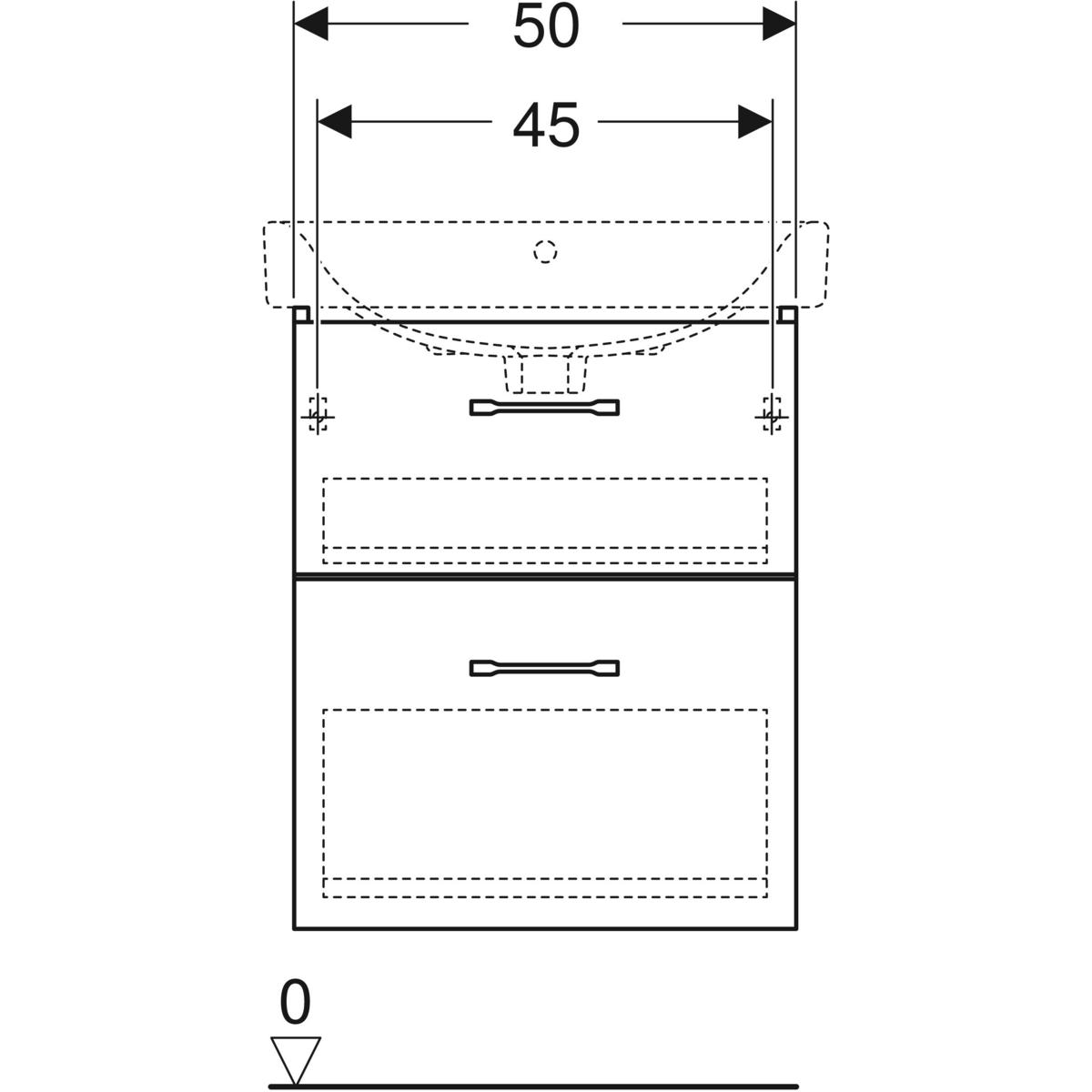 ido Möbelpaket ido glow square 500x400x620mm mörkbrun