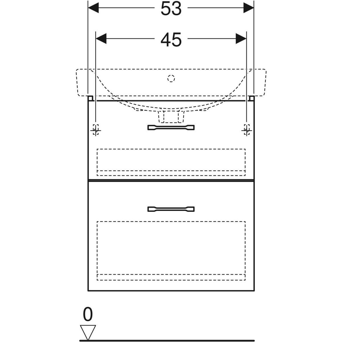 ido Möbelpaket ido glow square 530x400x620mm mörkbrun