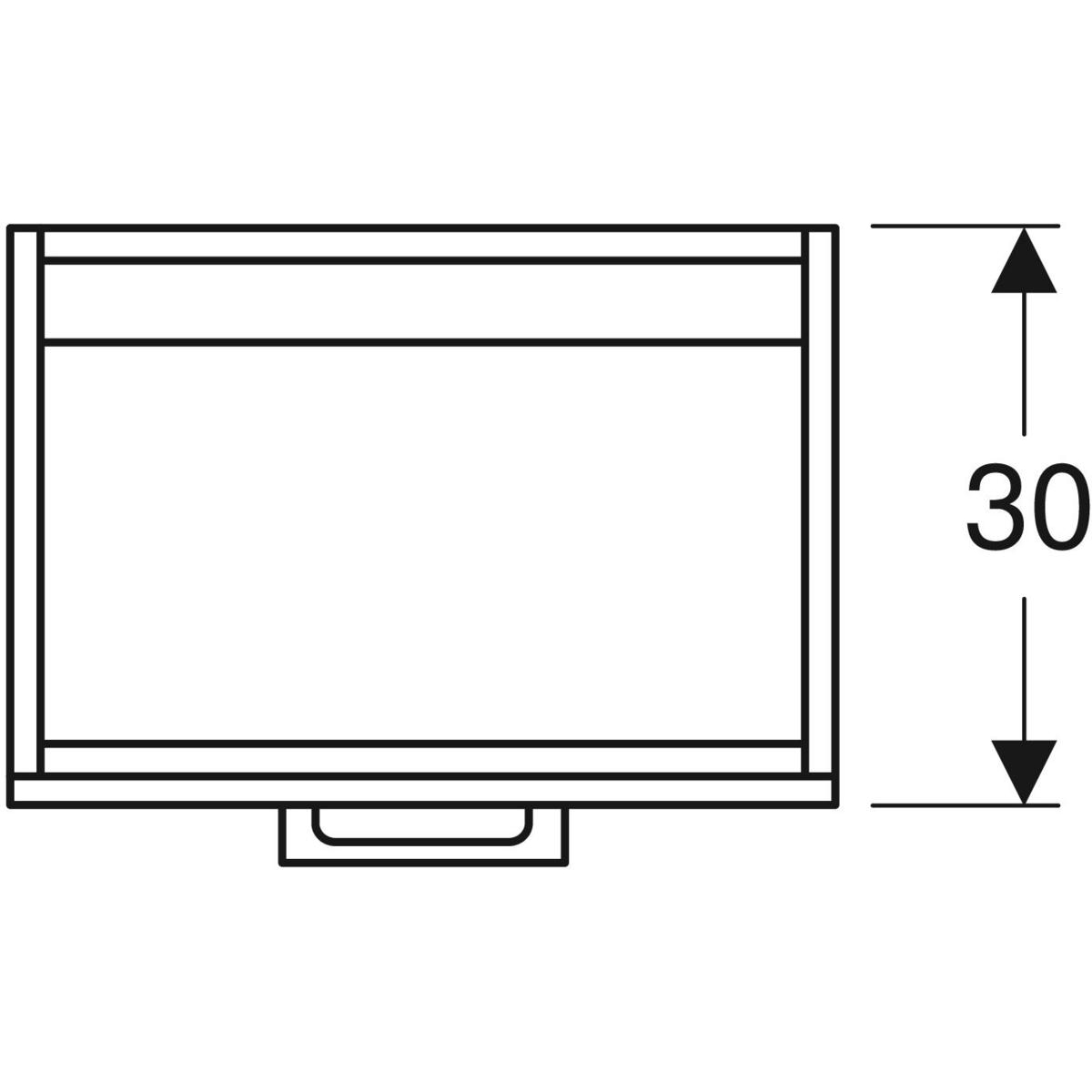 ido Möbelpaket ido glow square 430x302x620mm mörkbrun