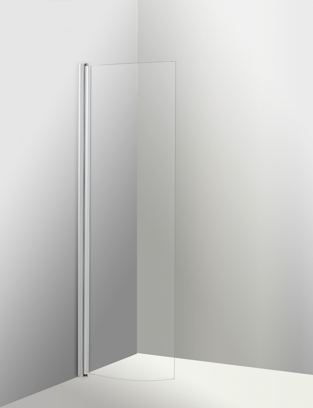 tammiholma Böjd duschvägg 62x190cm grå glas