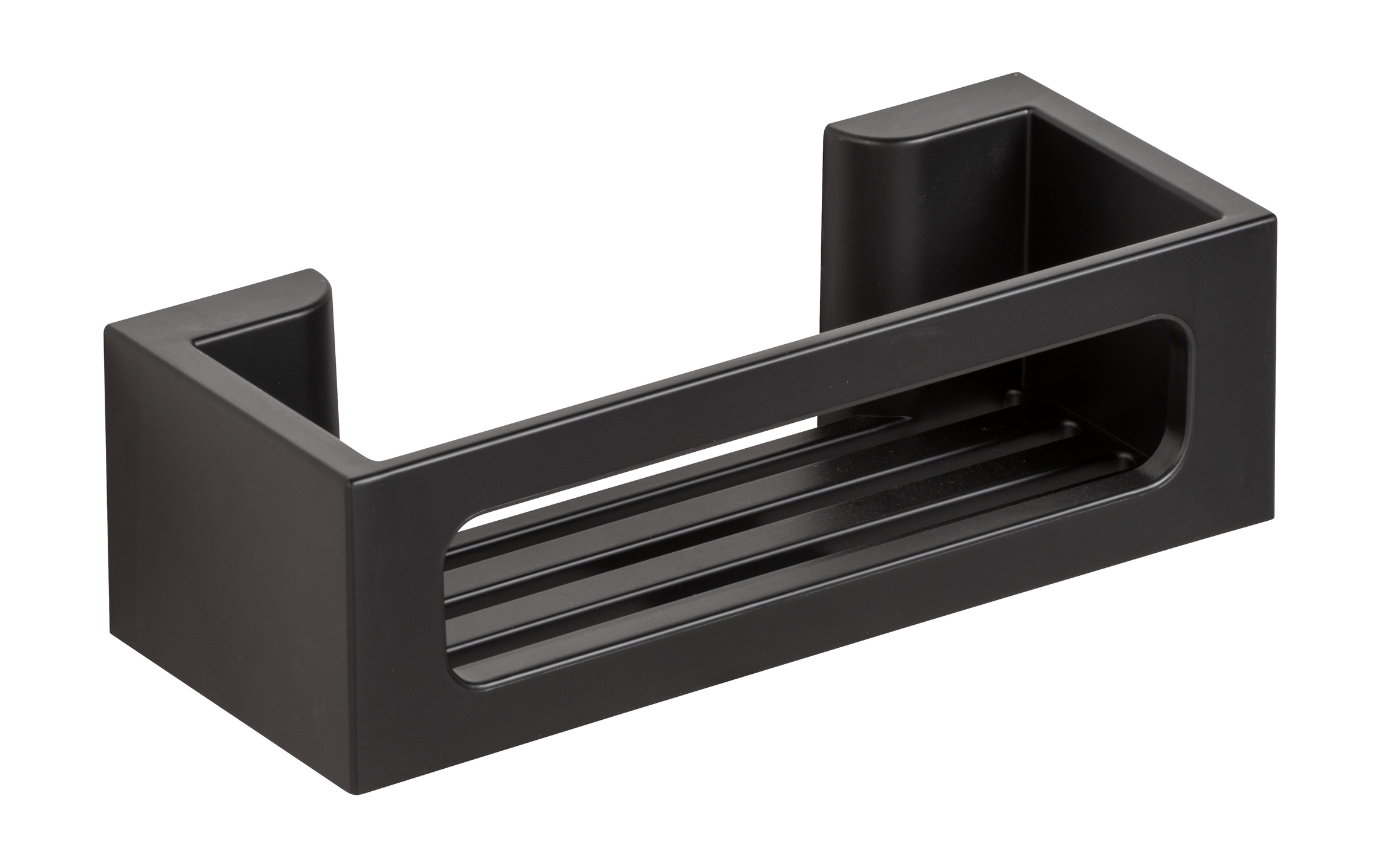 wenko Wall shelf bralia 30x8,5x12cm black turbo-loc