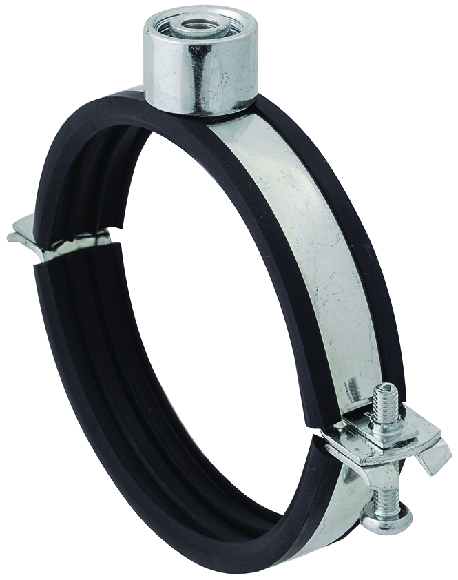 fischer Pipe clamp triple frs zn fisch 48-56mm m8/m10 1/2in insulated