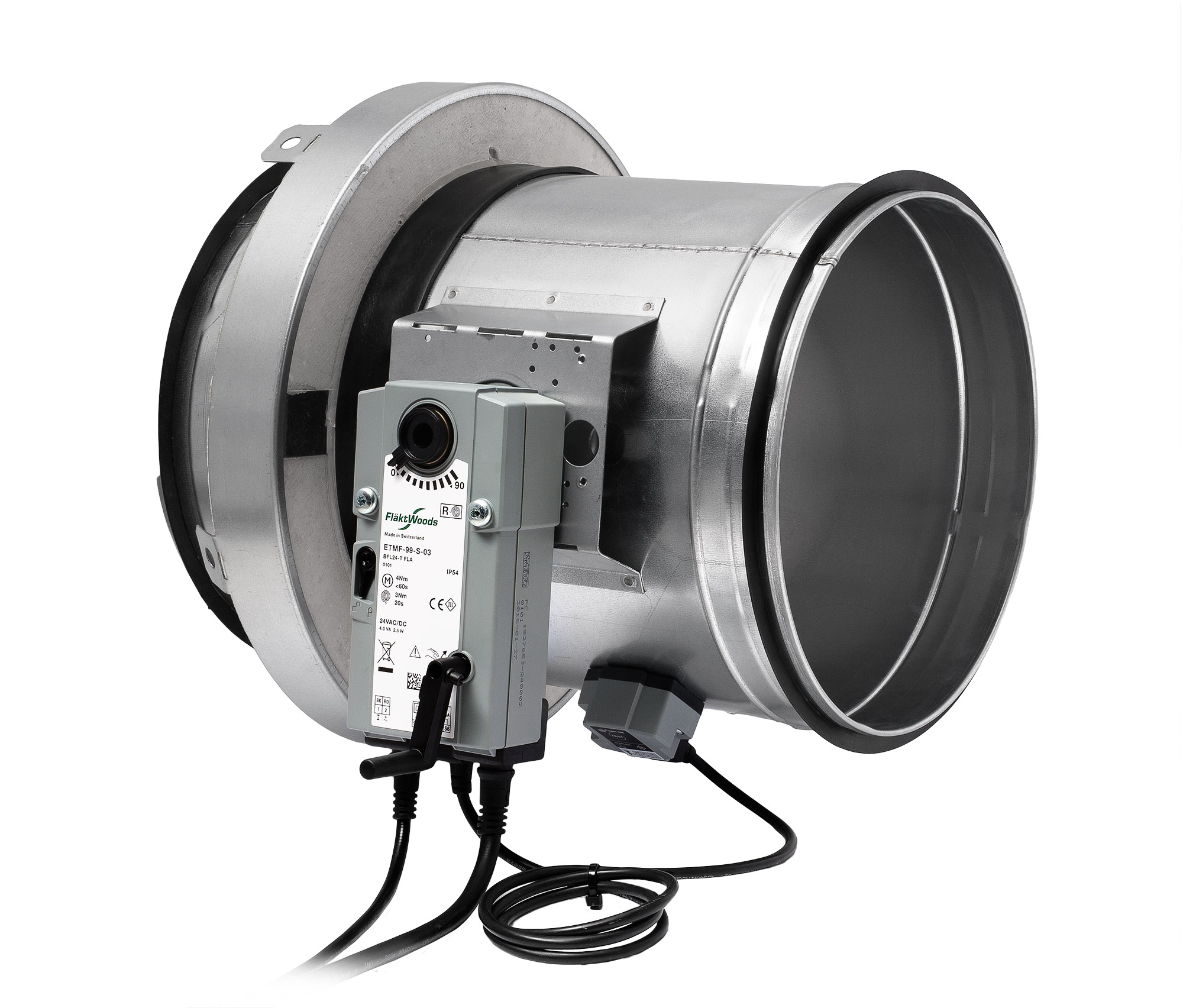 fläktgroup Brandspjäll motor fläkt etpr-630-03-3