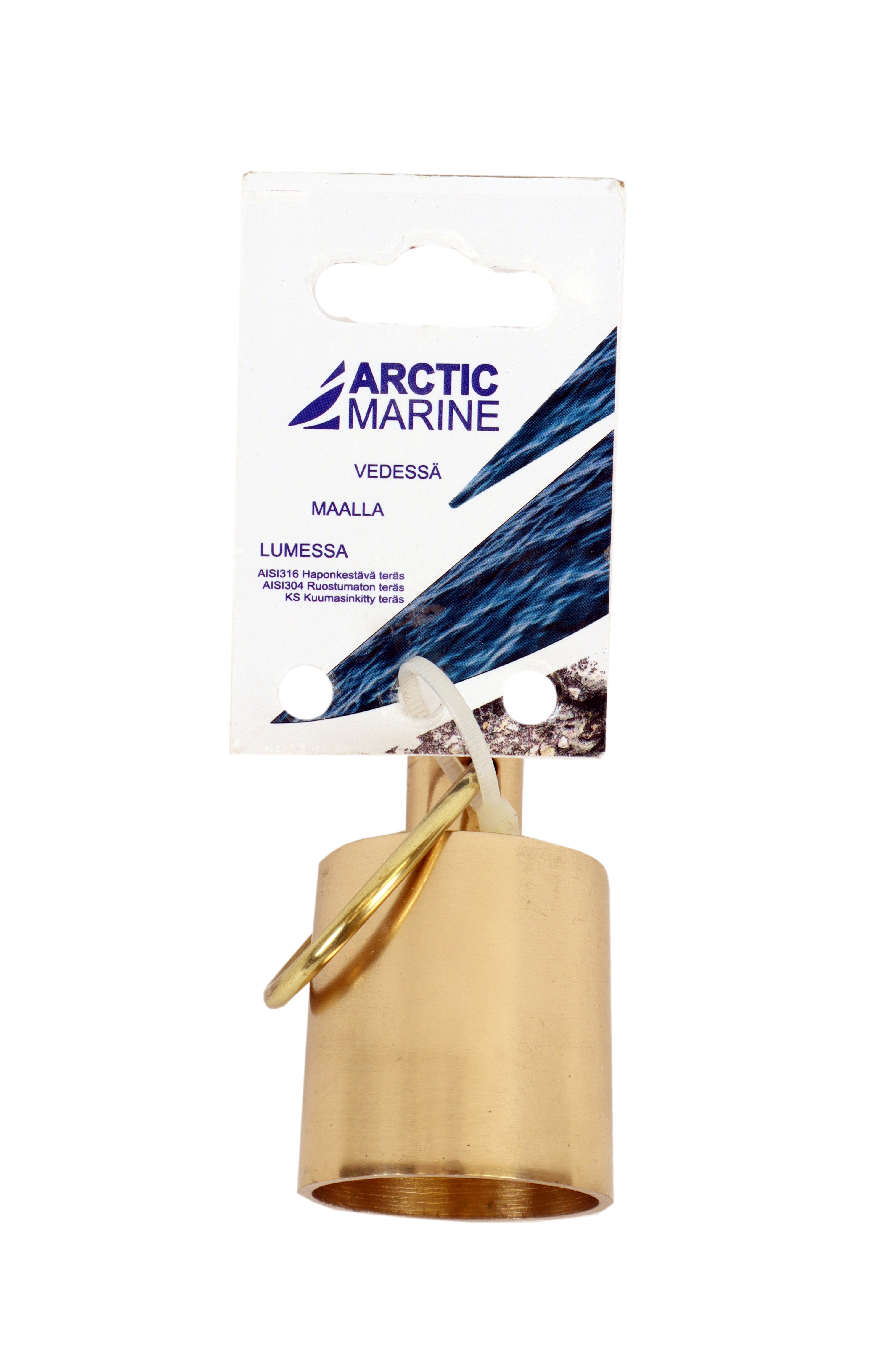 multimarine Kaideköyden tulppa rengas 35mm kiillotettu messinki