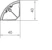 hager Corner trunking tehalit.sl ek40040 pvc ek40x40x2500 white