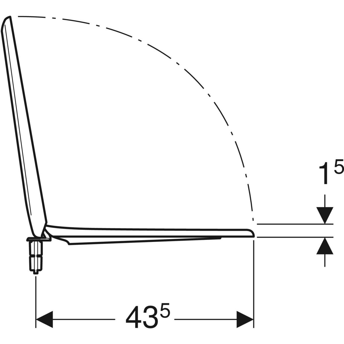 ido Wc-sits med lock ido 9111022001 kimset vit