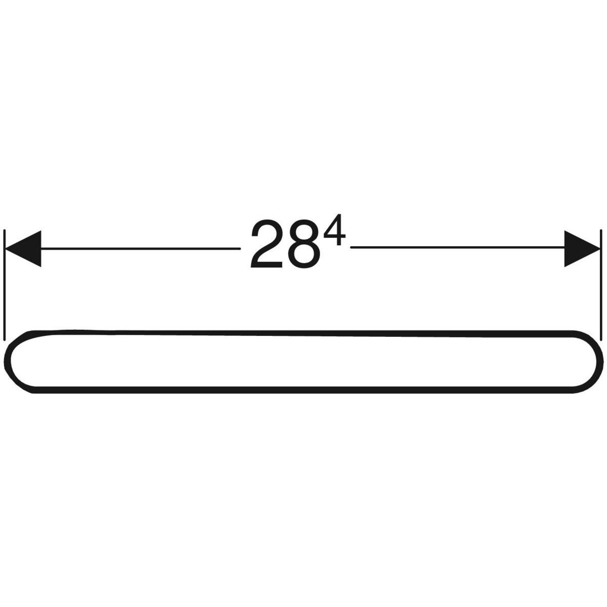 ido Handle ido 284x28x19mm hickory
