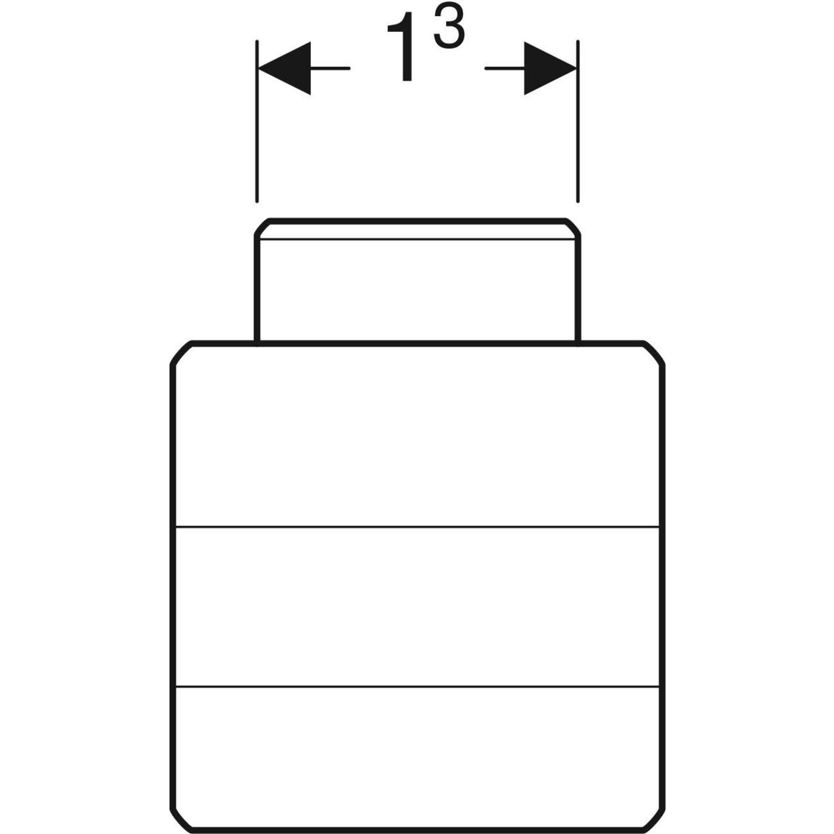 ido Handle ido 25x20x15mm black