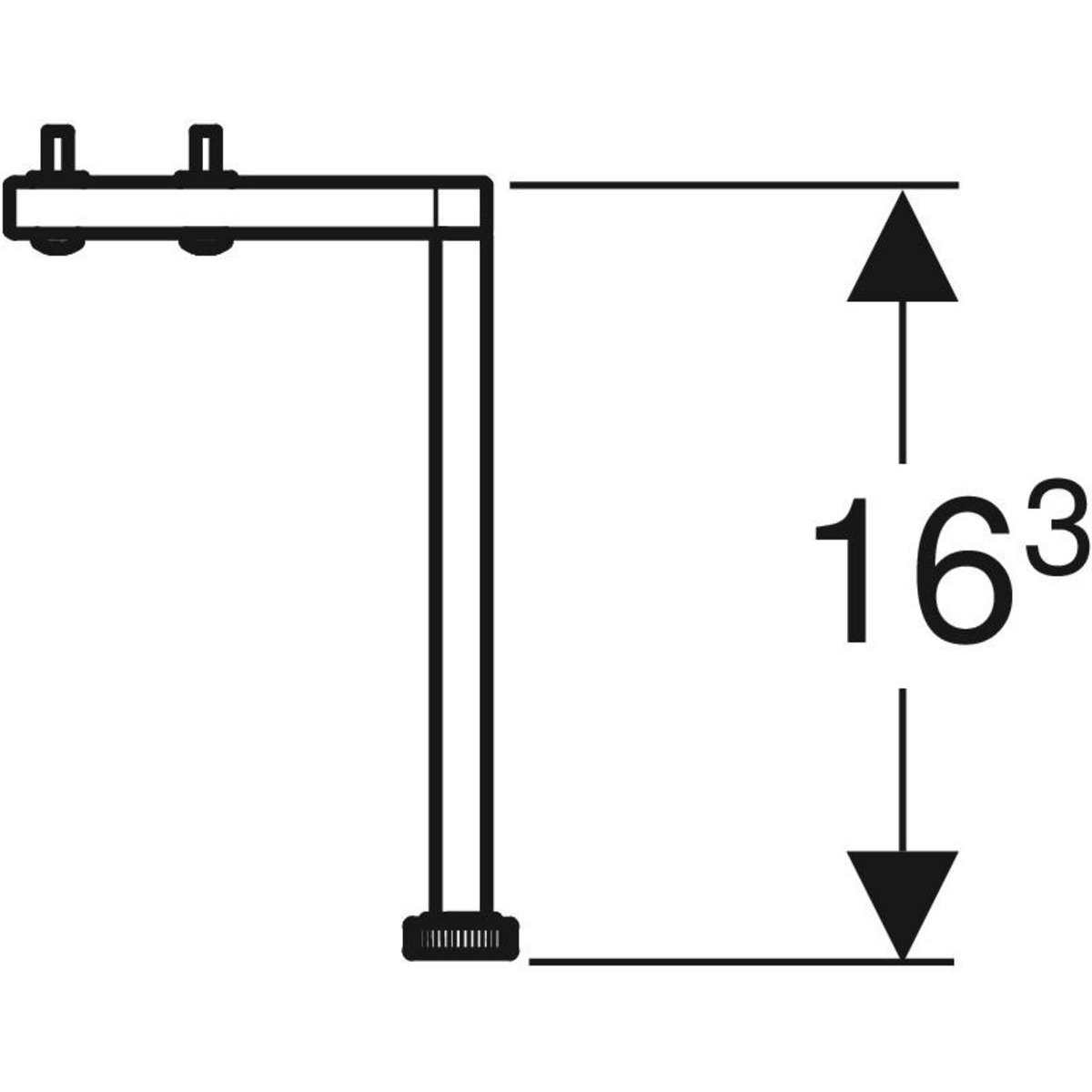 ido Jalkasarja ido sense art 2kpl 163mm valkoinen