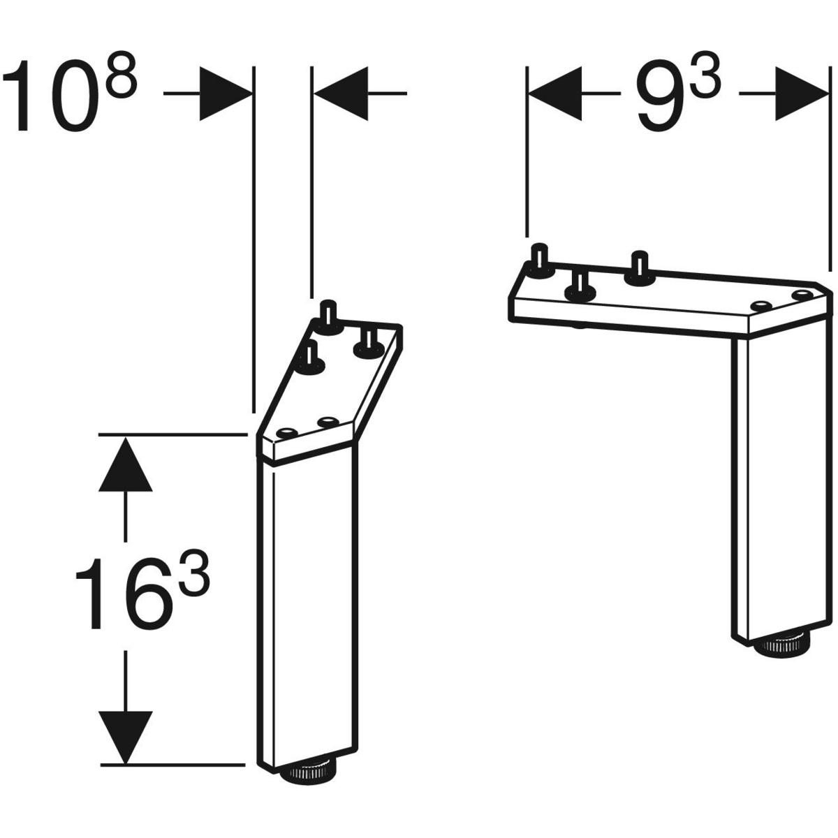 ido Bensats ido sense art 2st 163mm svart