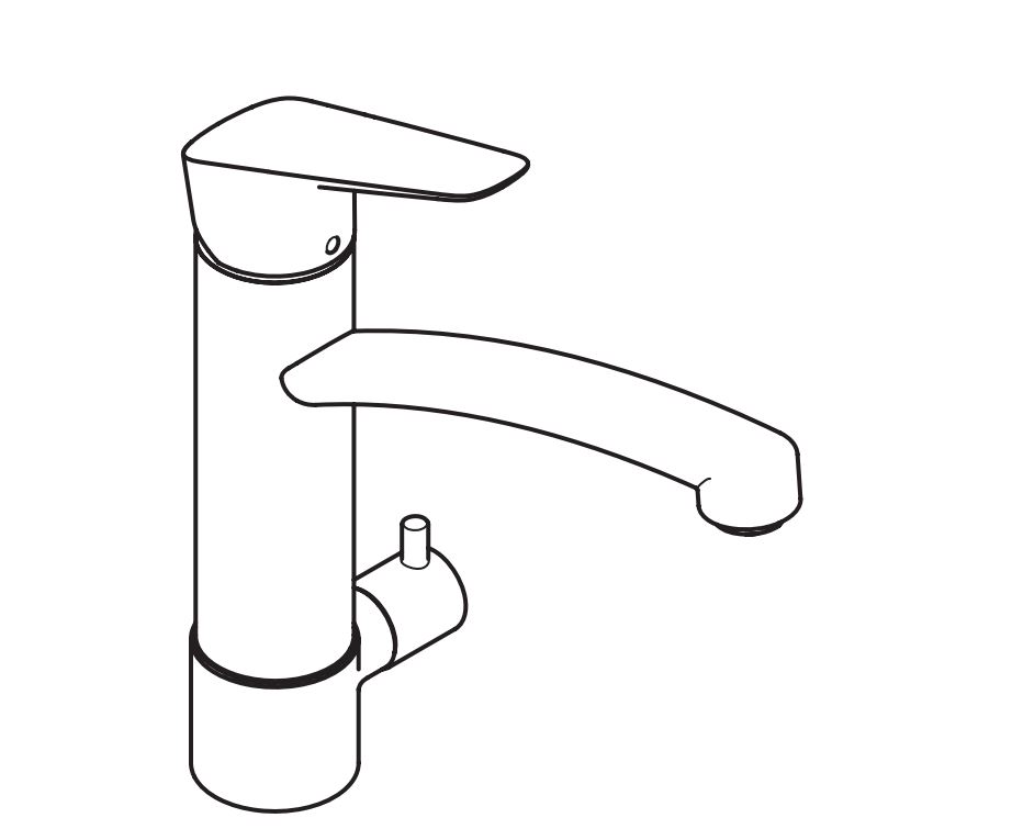 hansgrohe Kitchen mixer hansgrohe 71859000 logis 220 dwc