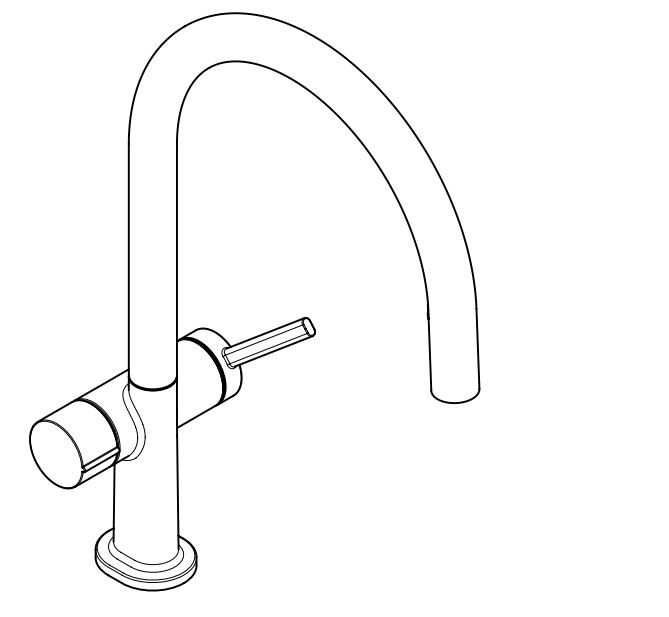 hansgrohe Kitchen mixer hansgrohe 72805000 talism54 220 dwc