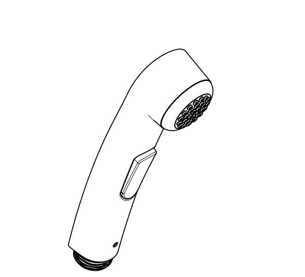 hansgrohe Handdusch hansgrohe 96907000 bidettedusch
