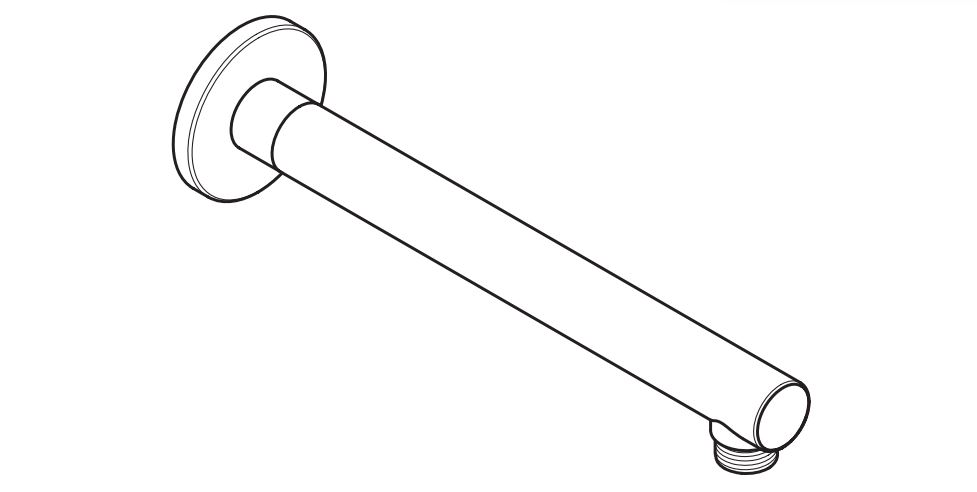 hansgrohe Suihkuputki hansgrohe 27809000 vernis bl 240 kromi