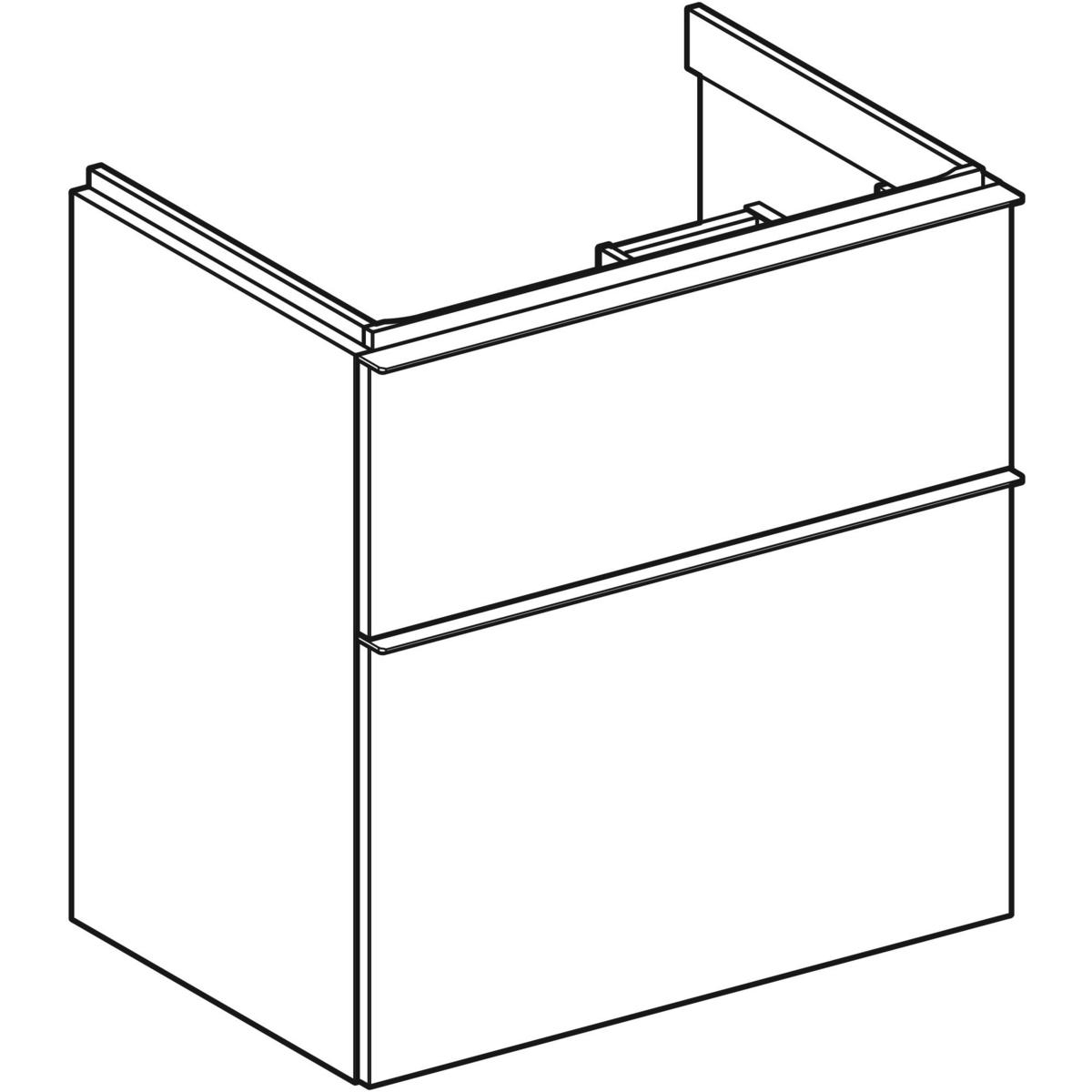 geberit Alakaappi geberit icon 592x416x615mm tammi