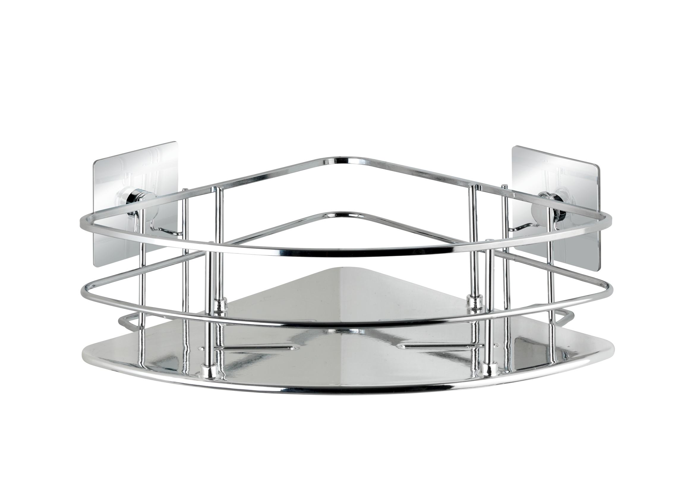 wenko Corner shelf wenko quadro 23x10x23cm ss turbo-loc